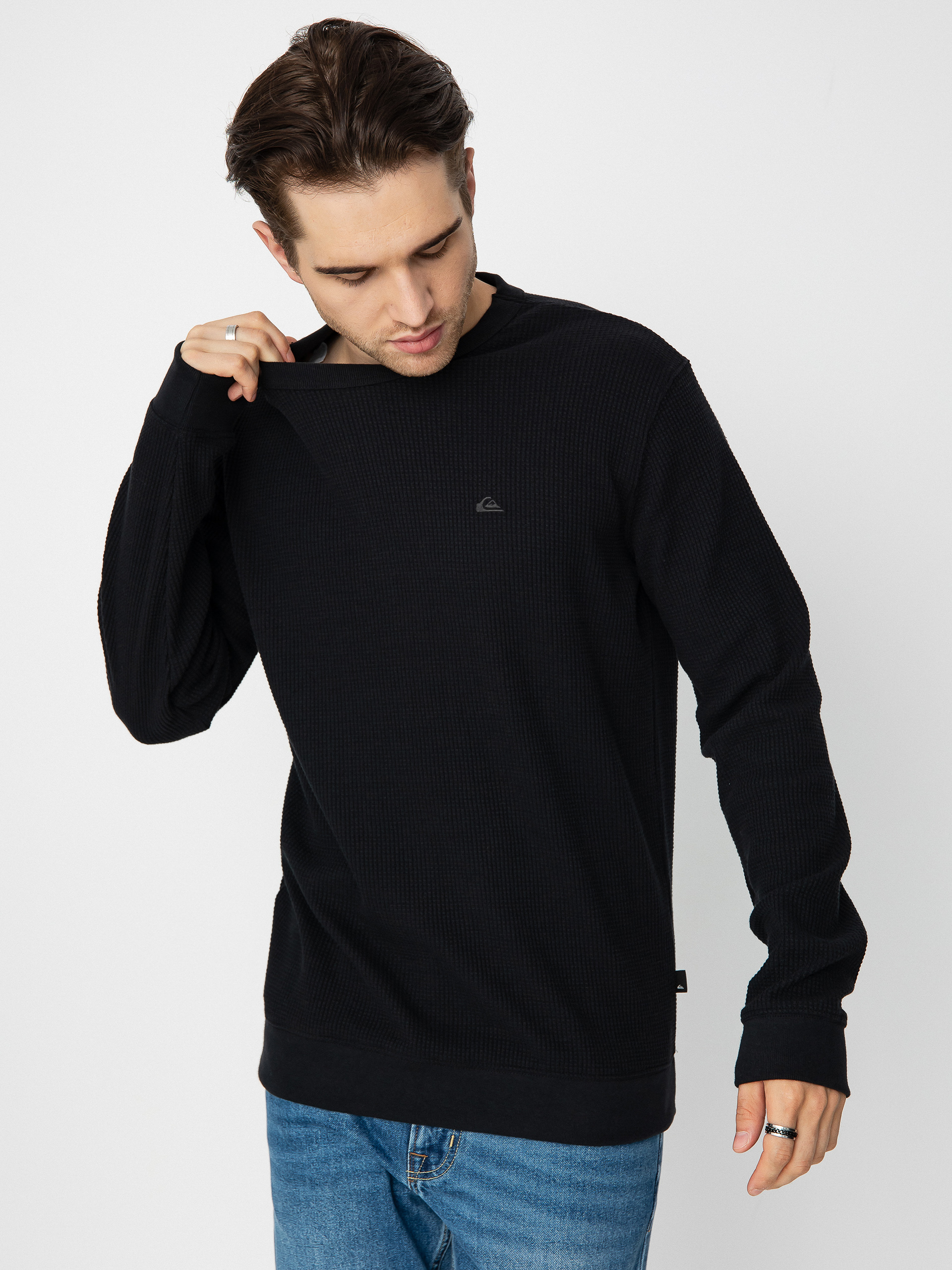 Quiksilver Flanders Waffle Sweatshirt (black)