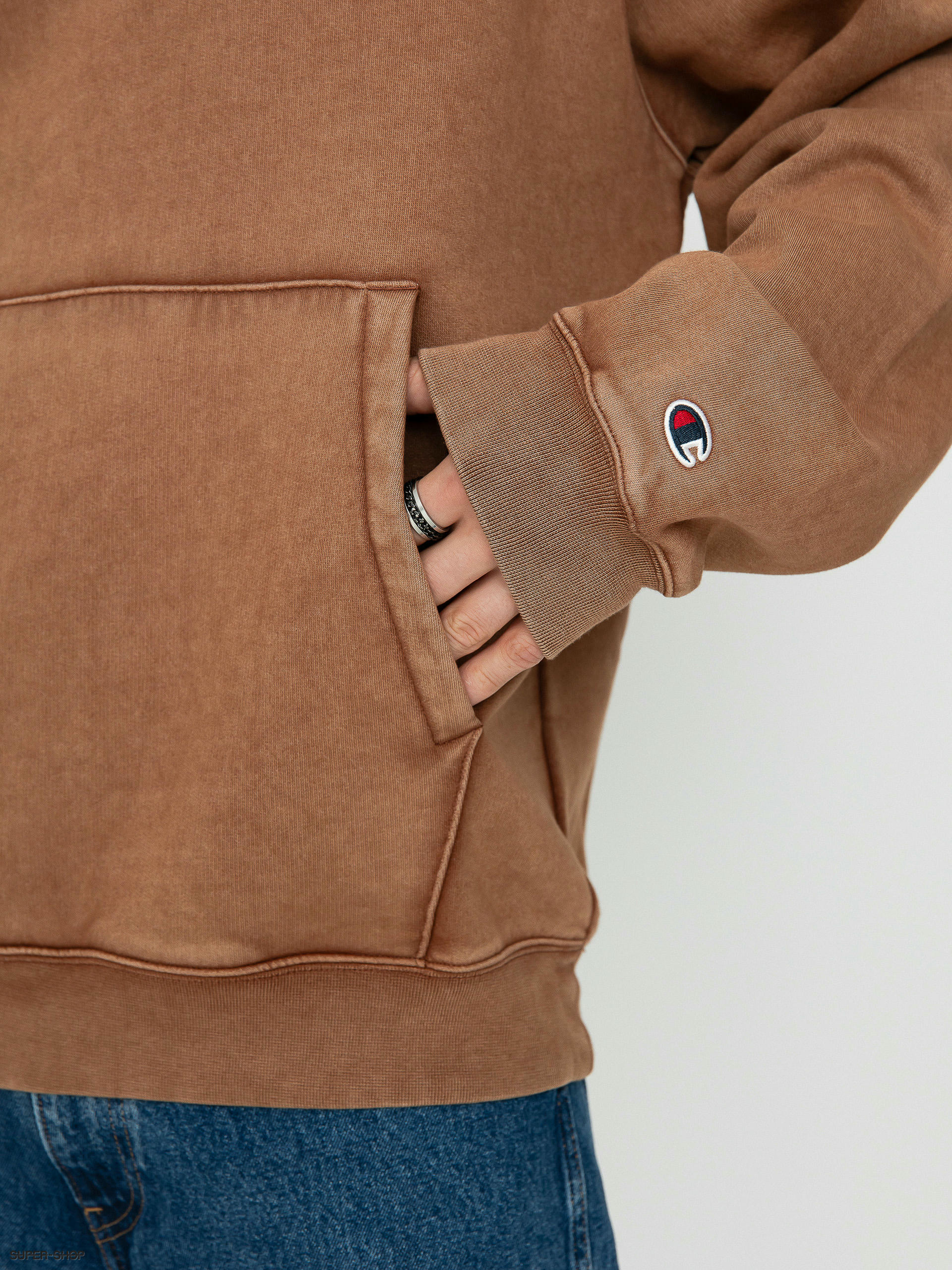 Champion tan cheap sweatshirt