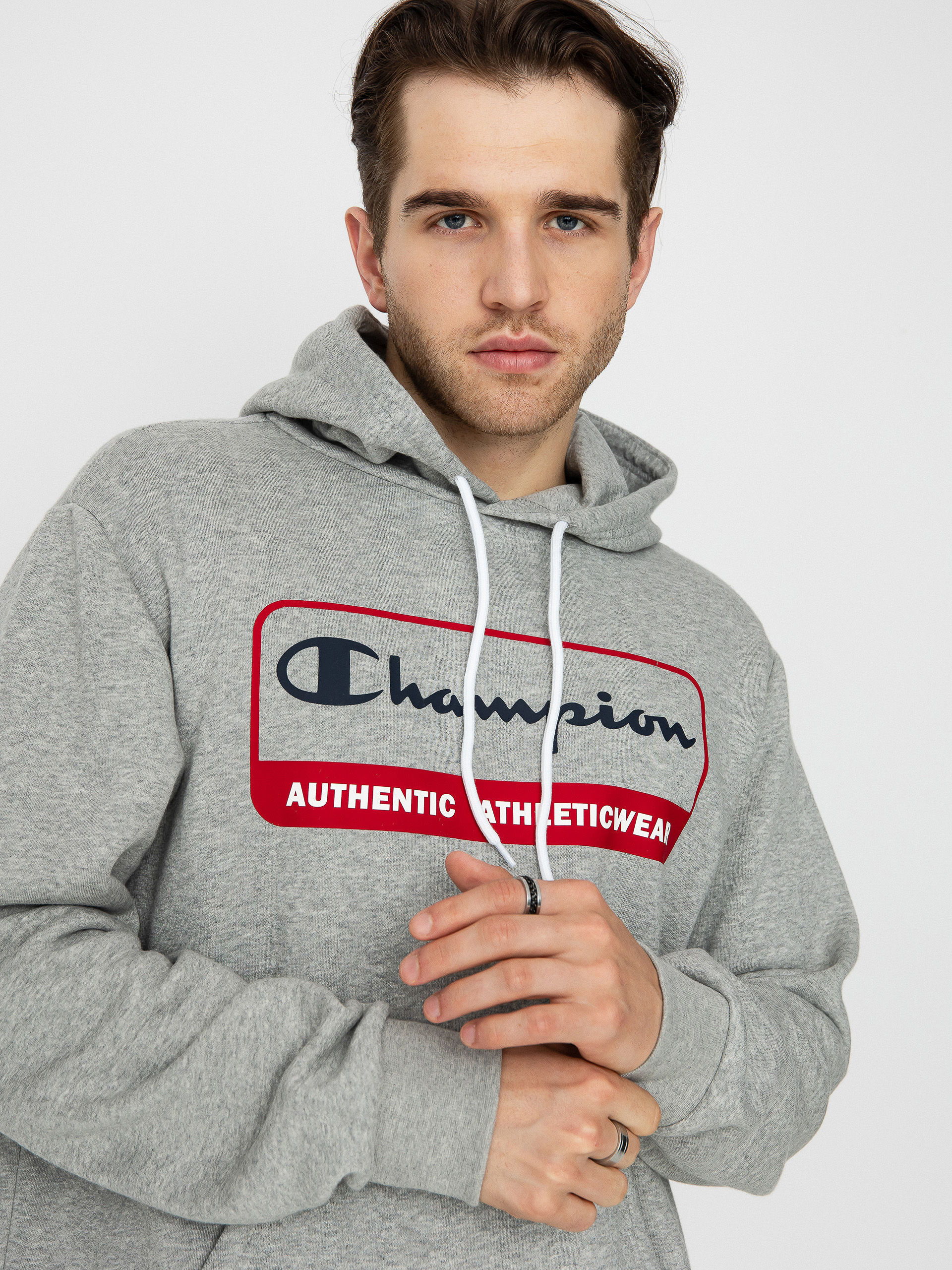Champion Legacy Hooded Sweatshirt 219161 HD Hoodie grey (oxgm)