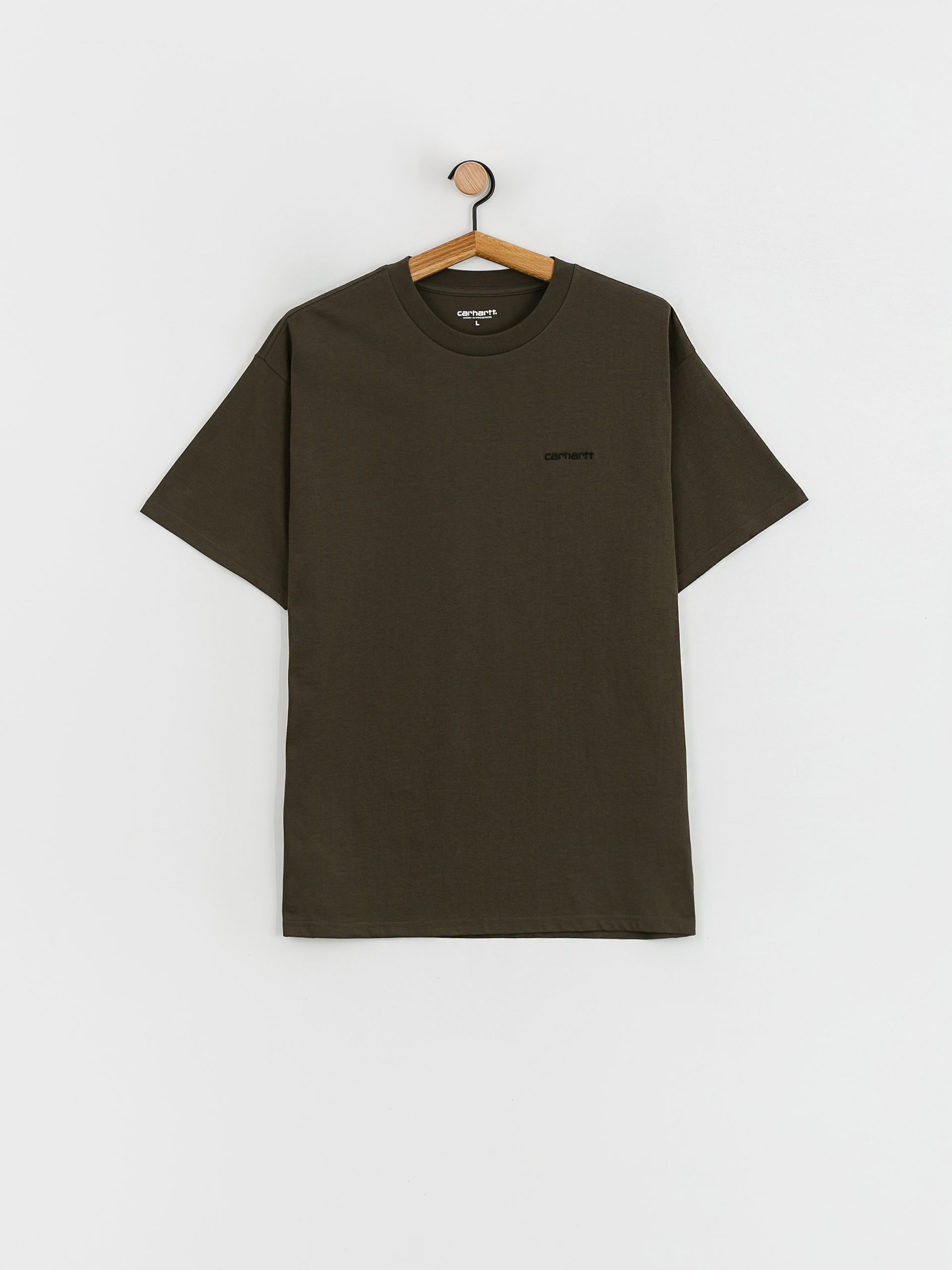 Carhartt WIP Script Embroidery T-Shirt (cypress/black)