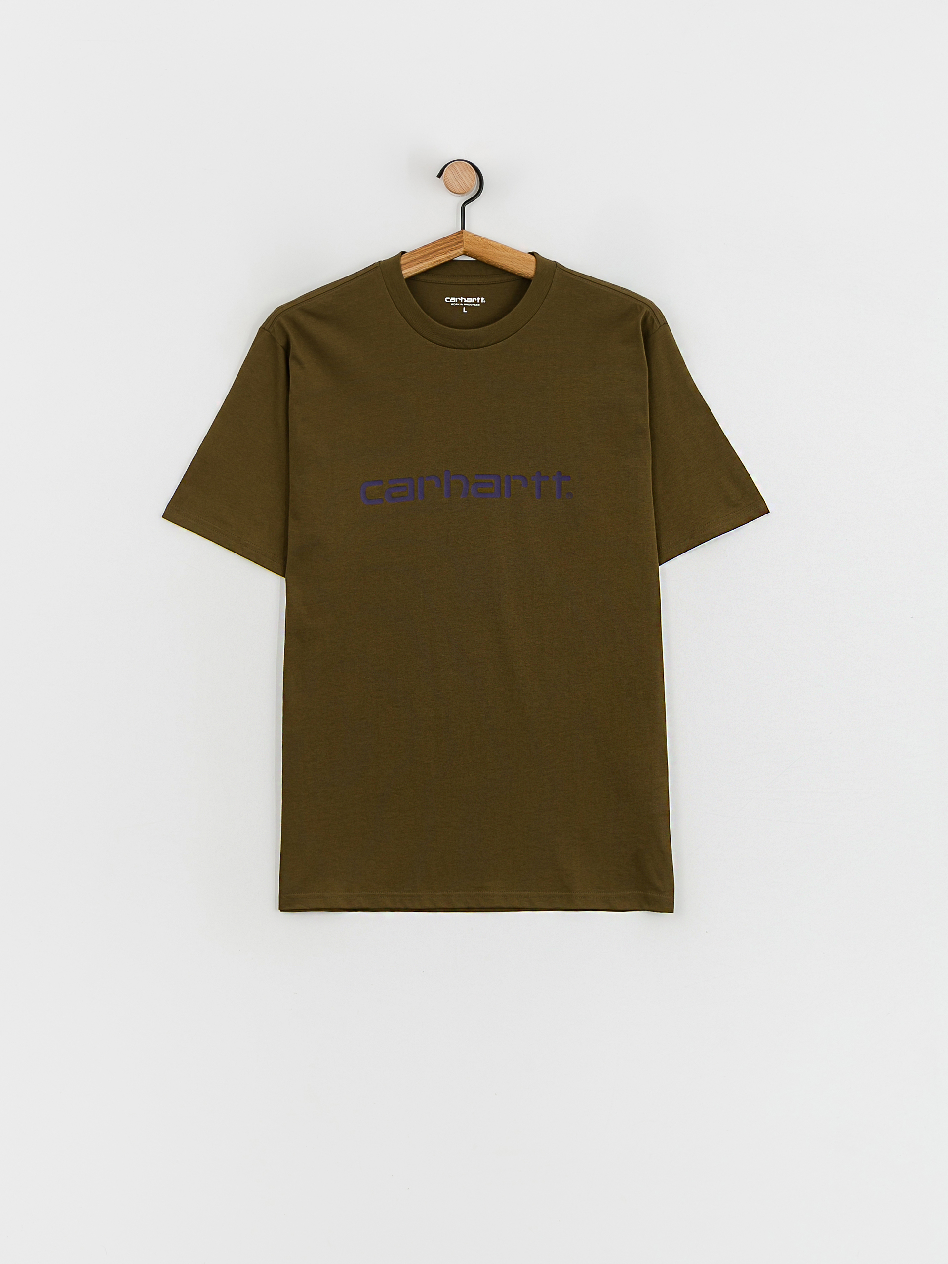 Carhartt WIP Script T-shirt (highland/cassis)