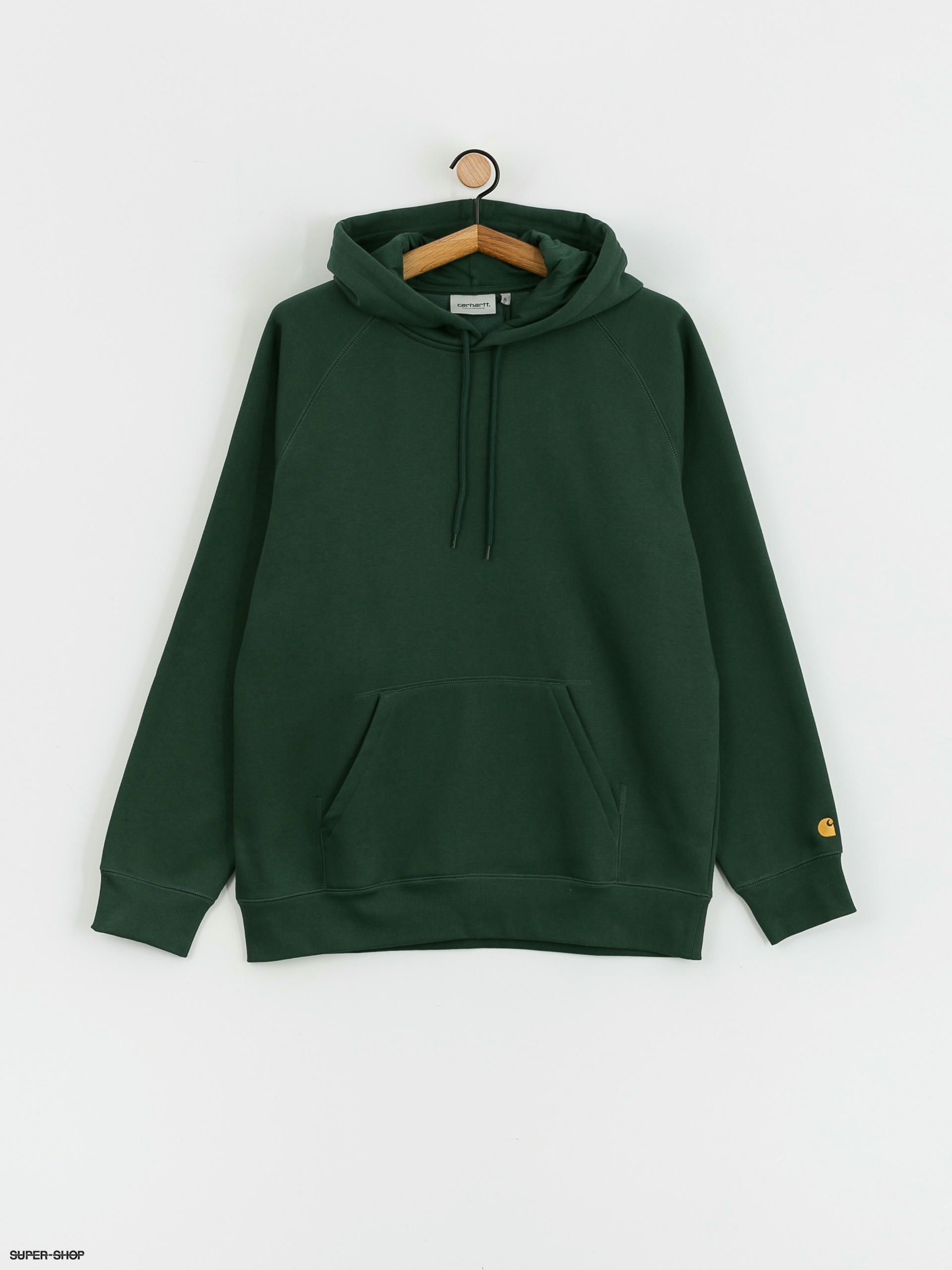 Carhartt WIP Chase HD Hoodie discovery green gold