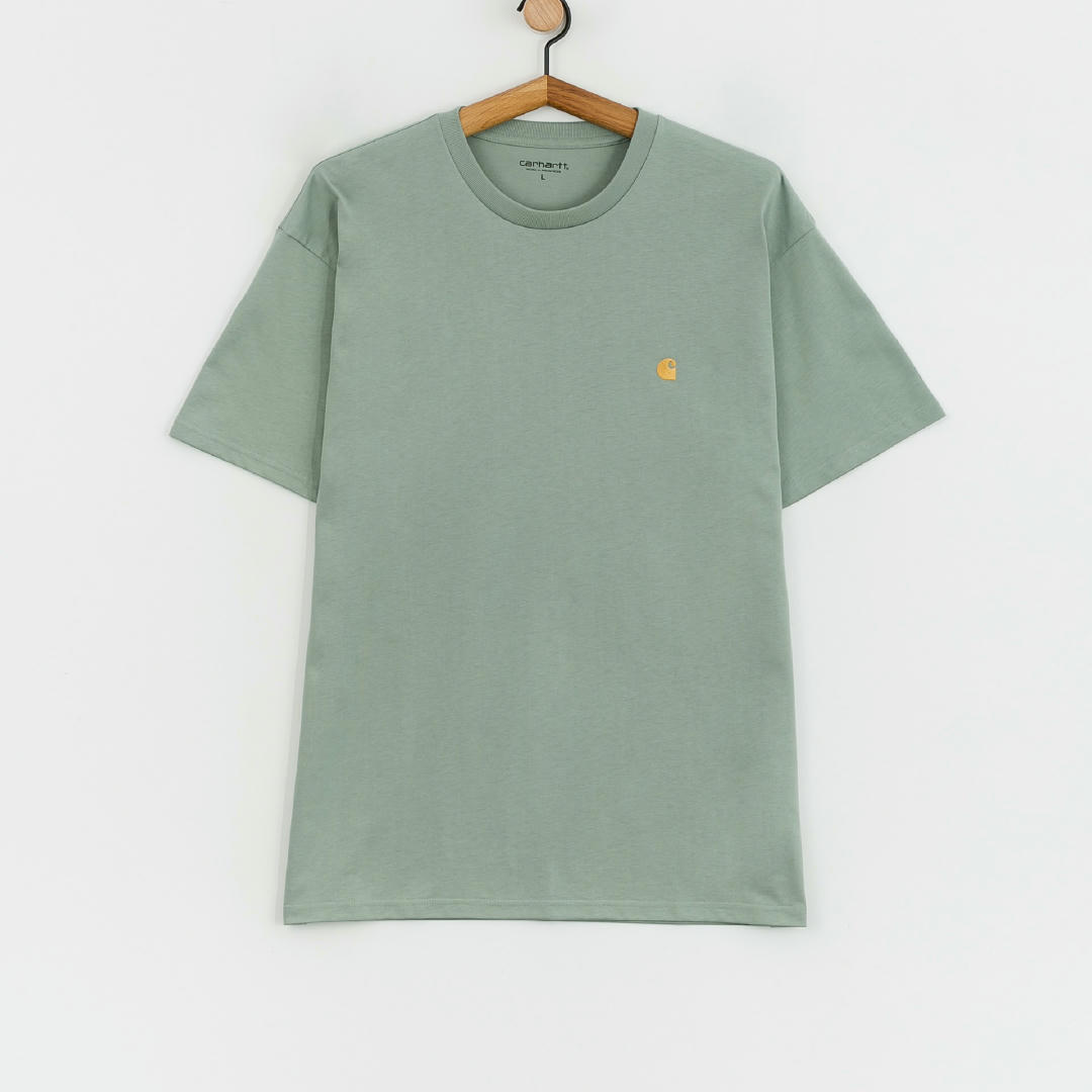 Carhartt WIP Chase T-shirt (glassy teal/gold)