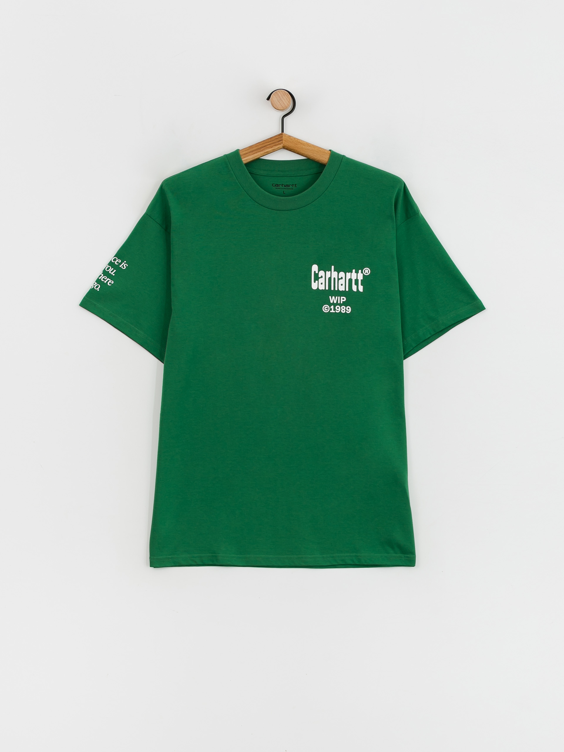 Carhartt WIP Home T-shirt (aspen green/white)