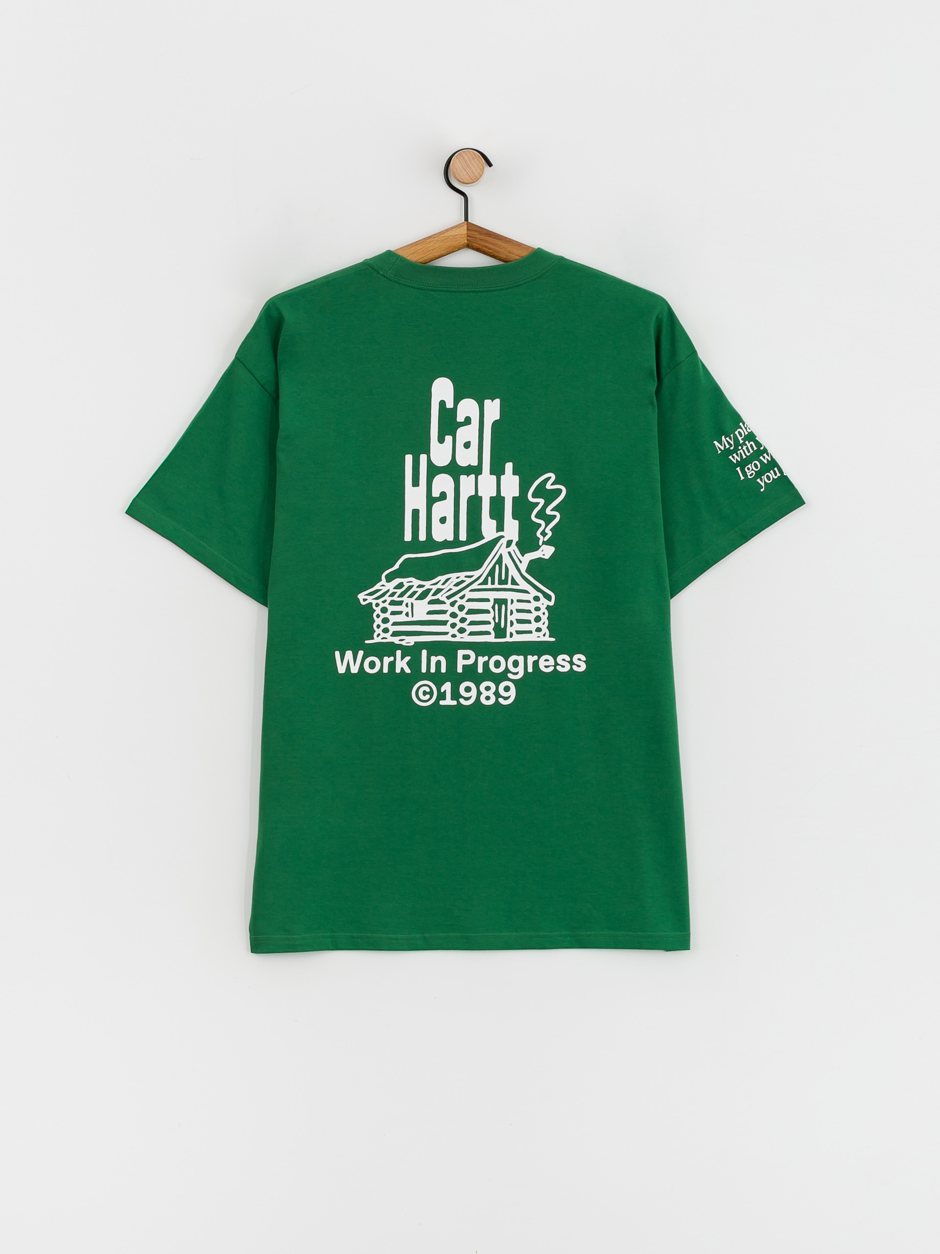 Carhartt WIP Home T-shirt (aspen green/white)