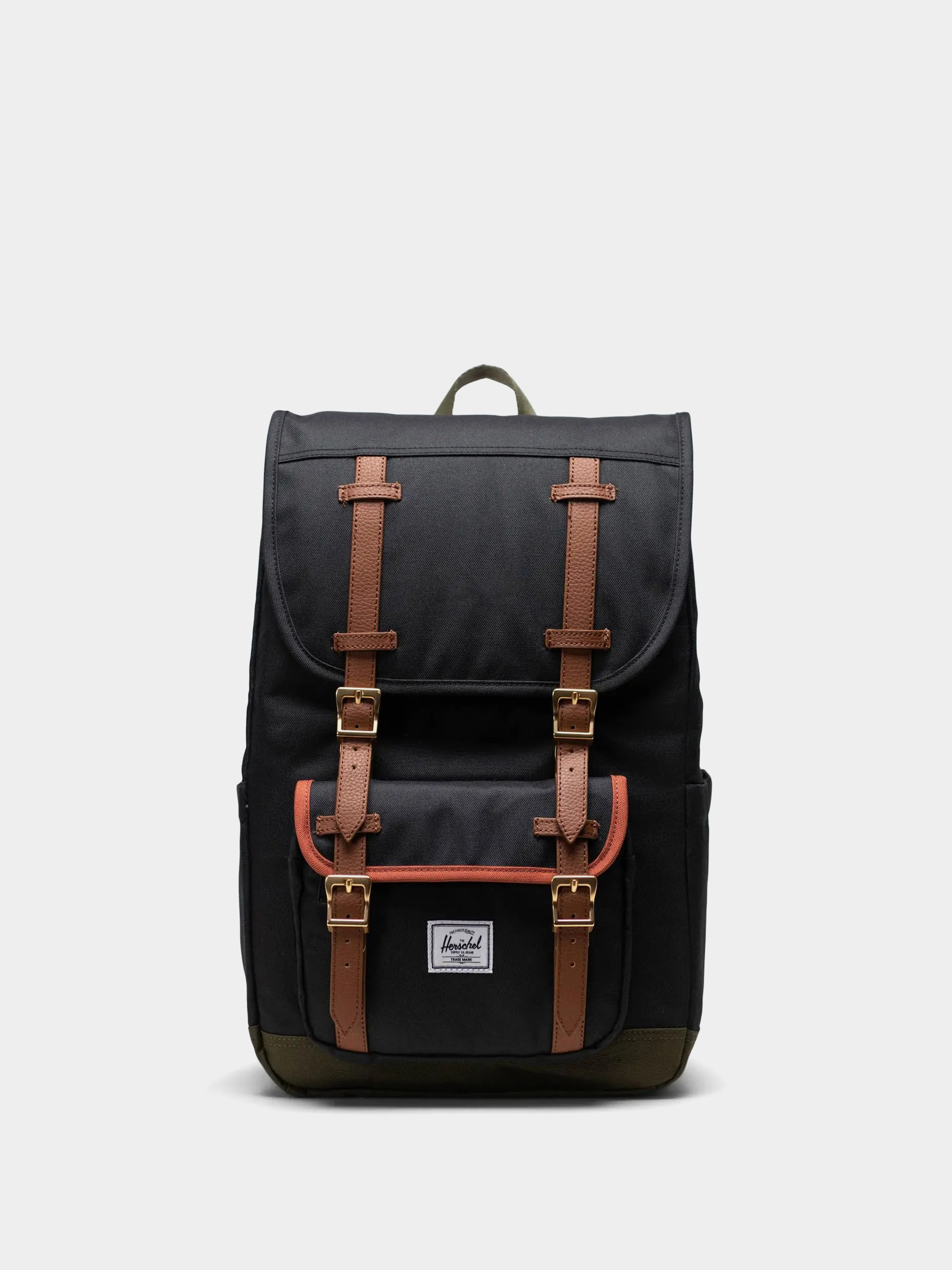 Herschel Supply Co. Little America Mid Backpack (black/ivy green/chutney)