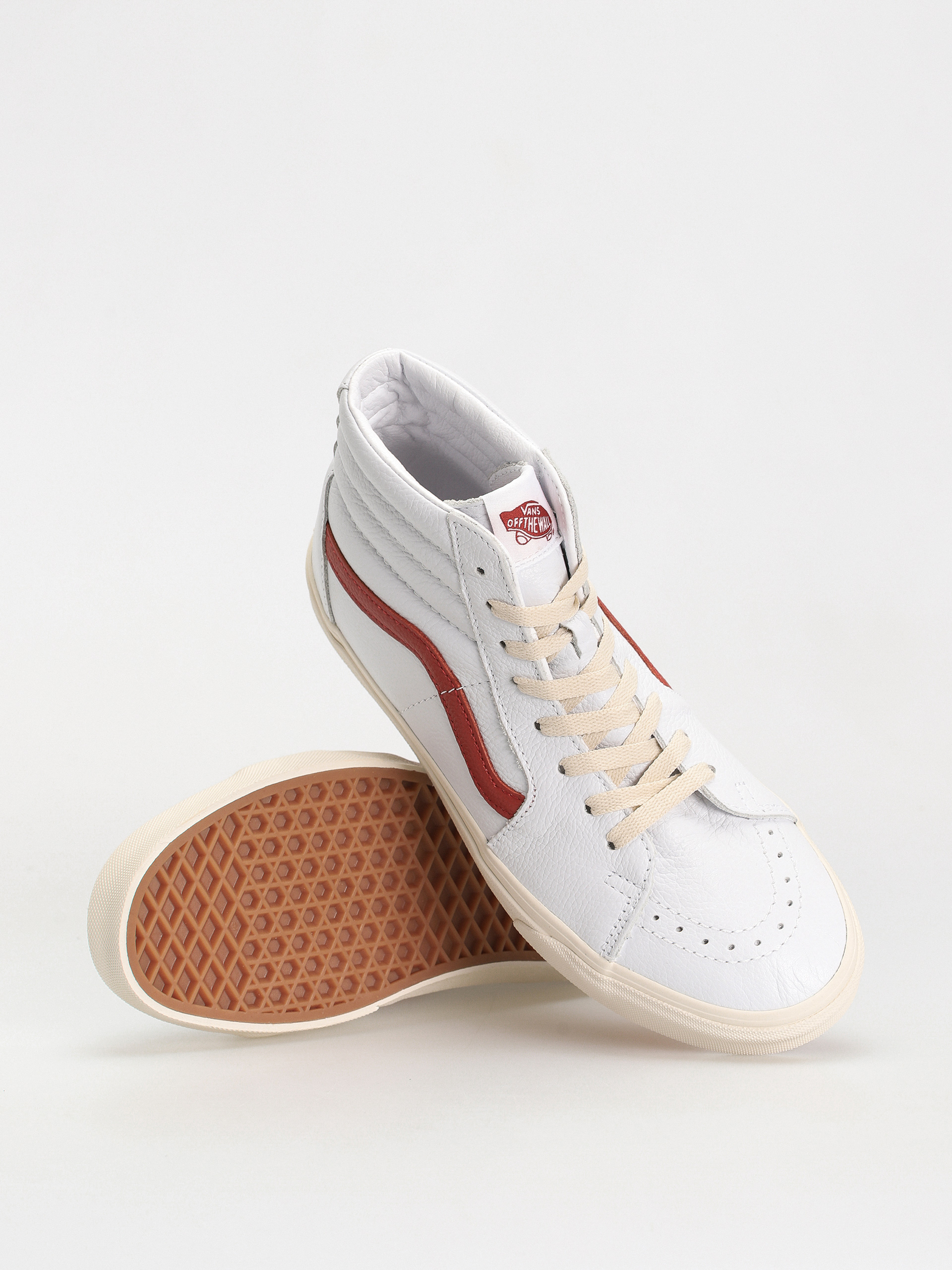 Vans Sk8 Hi Shoes (vintage pop red)