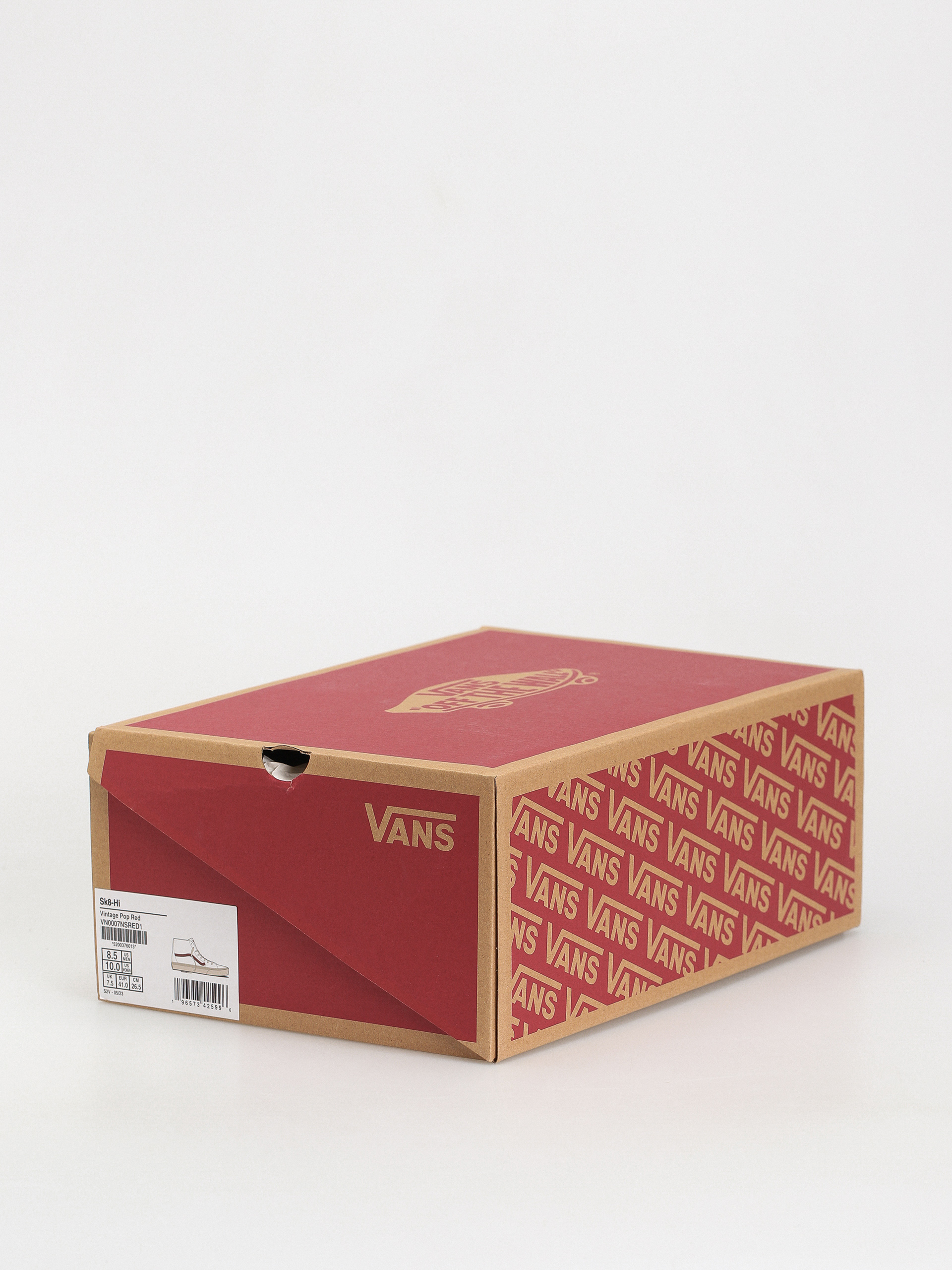 Vans Sk8 Hi Shoes (vintage pop red)