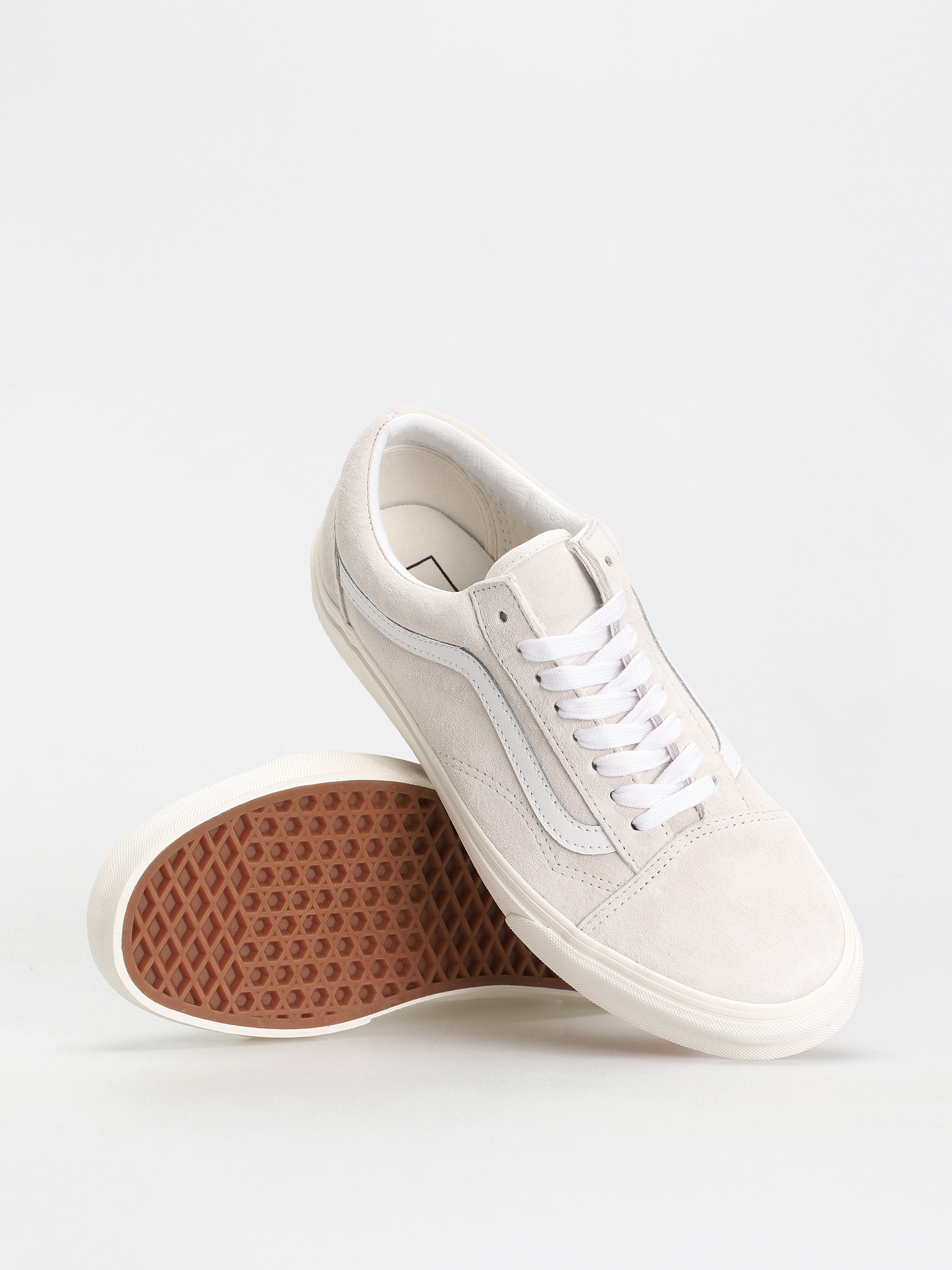 Vans Old Skool Schuhe (pig suede blanc de blanc)