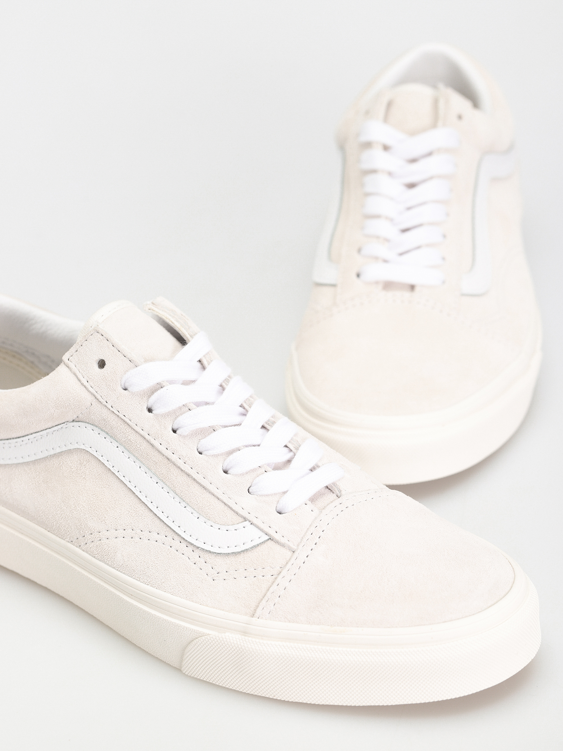Vans Old Skool Schuhe (pig suede blanc de blanc)