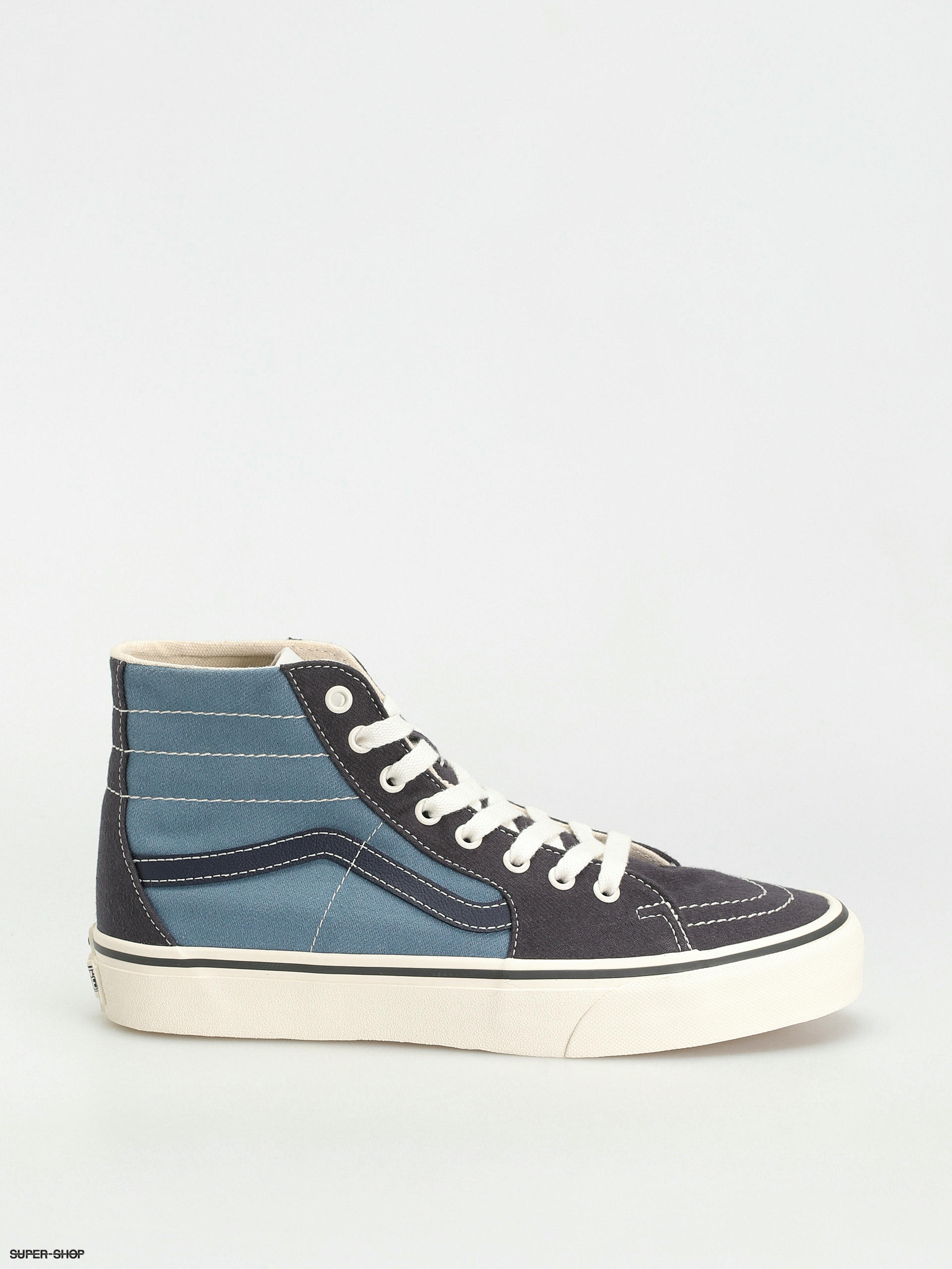 Vans sk8 hi navy on sale black