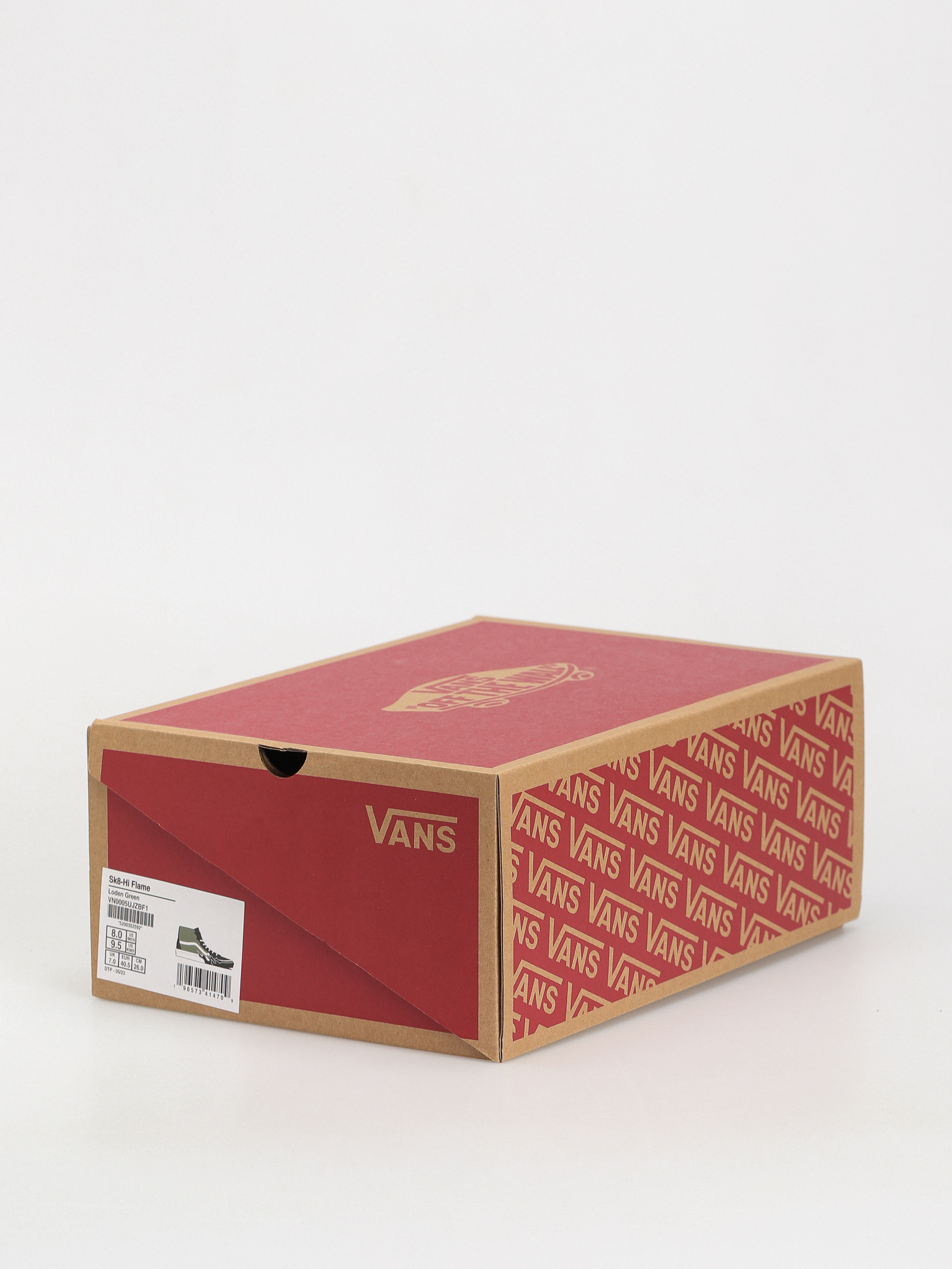 Vans Sk8 Hi Flame Shoes (loden green)