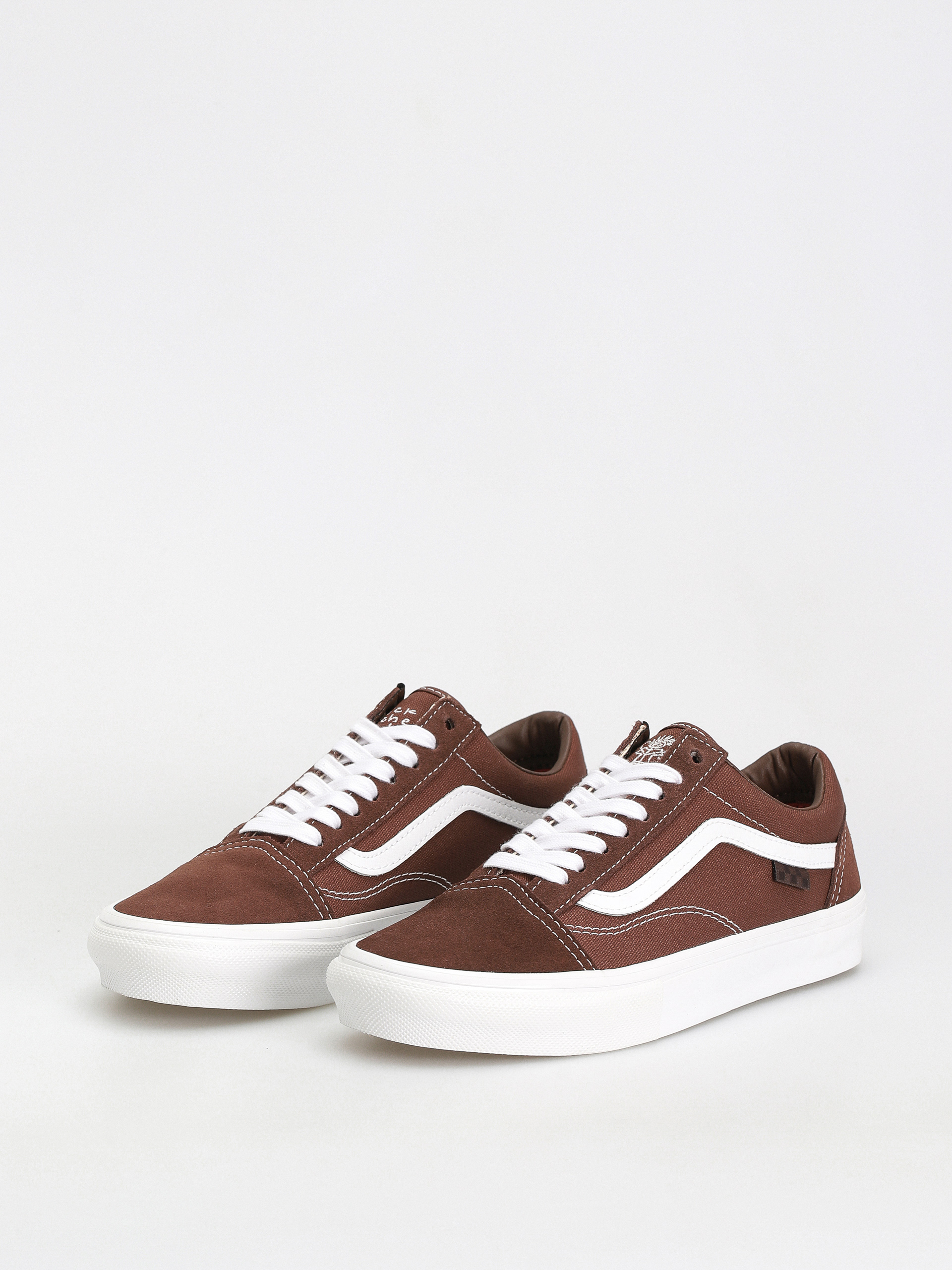 Vans Skate Old Skool Shoes (nick michel brown/white)