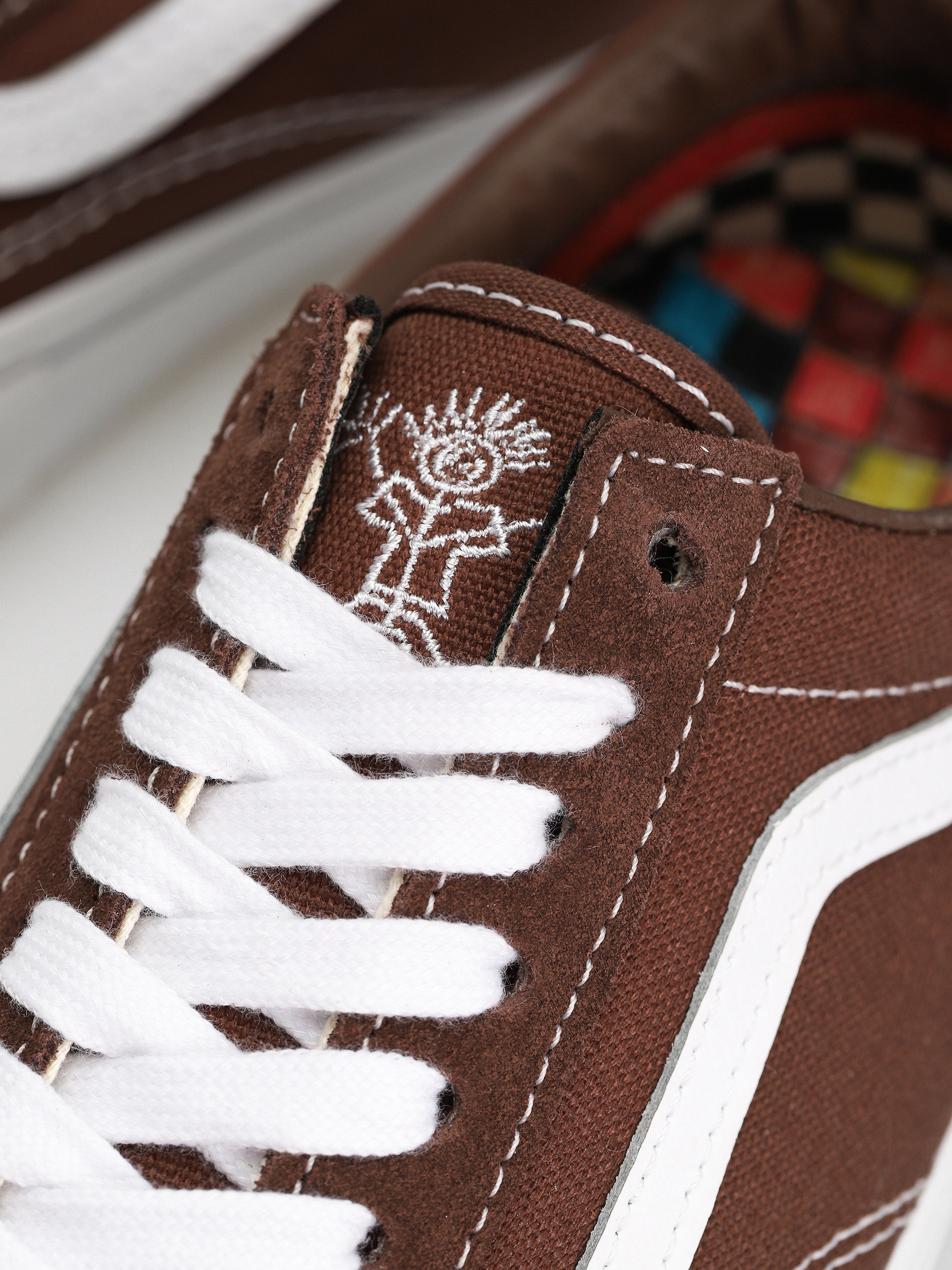 Vans Skate Old Skool Shoes (nick michel brown/white)