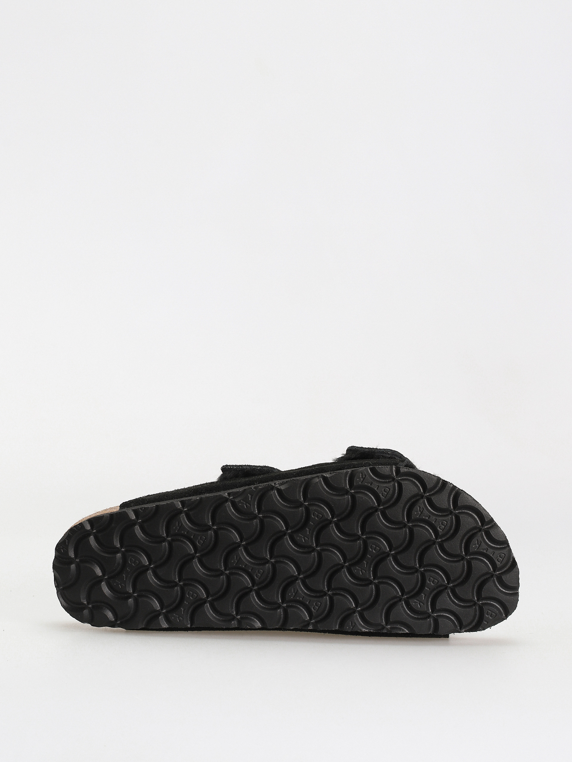 Birkenstock Arizona Suede Leather Narrow Flip-flops Wmn (black)