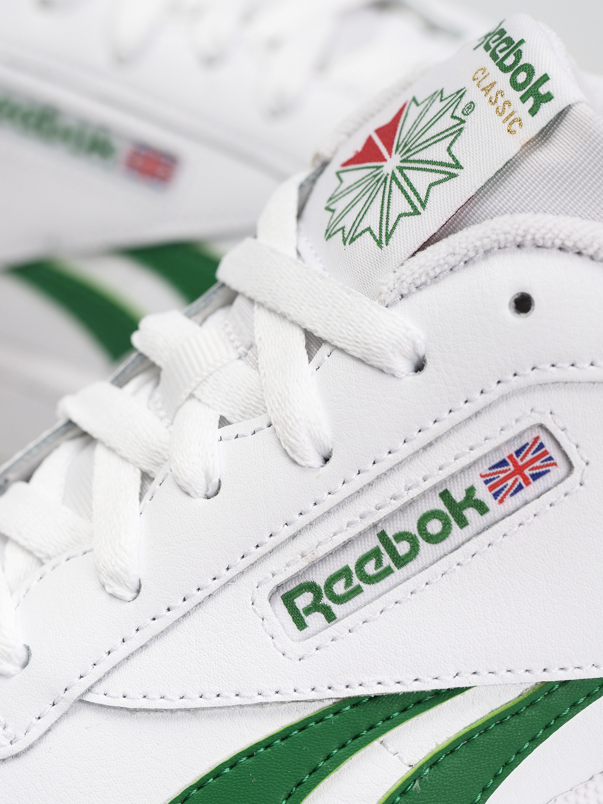 Reebok Club C Revenge Shoes (ftwwht/glegrn/ftwwht)