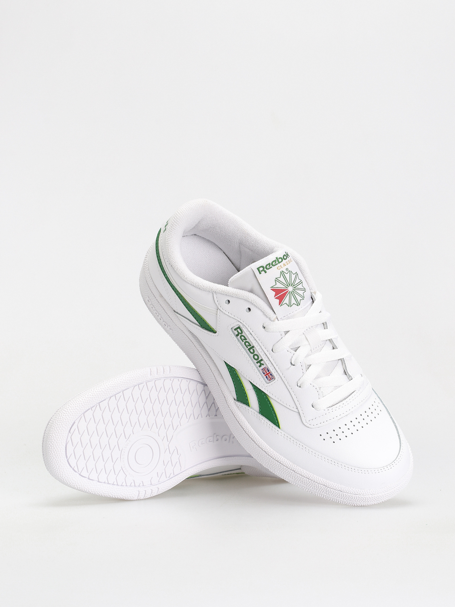 Reebok Club C Revenge Shoes (ftwwht/glegrn/ftwwht)