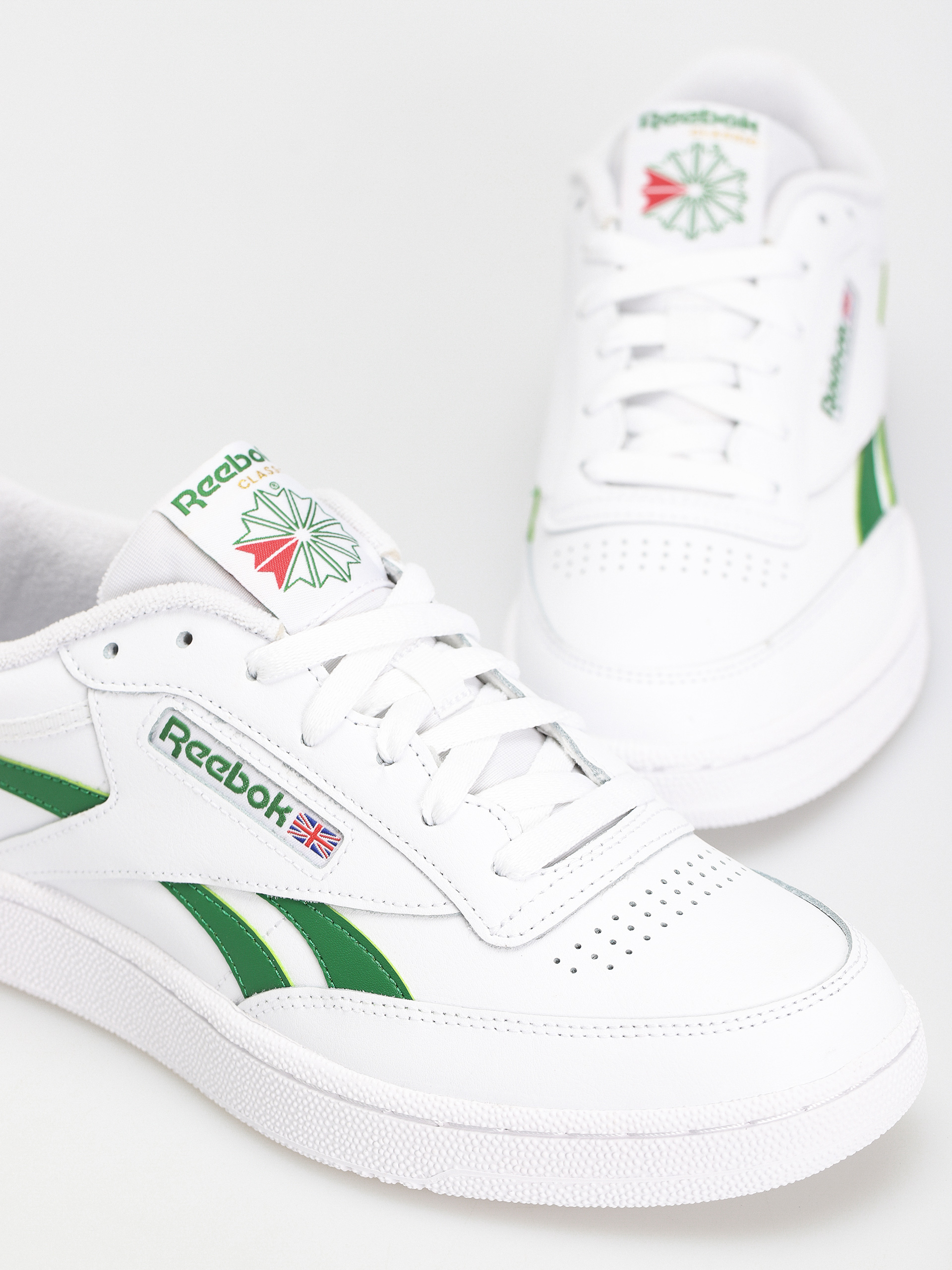 Reebok Club C Revenge Shoes (ftwwht/glegrn/ftwwht)
