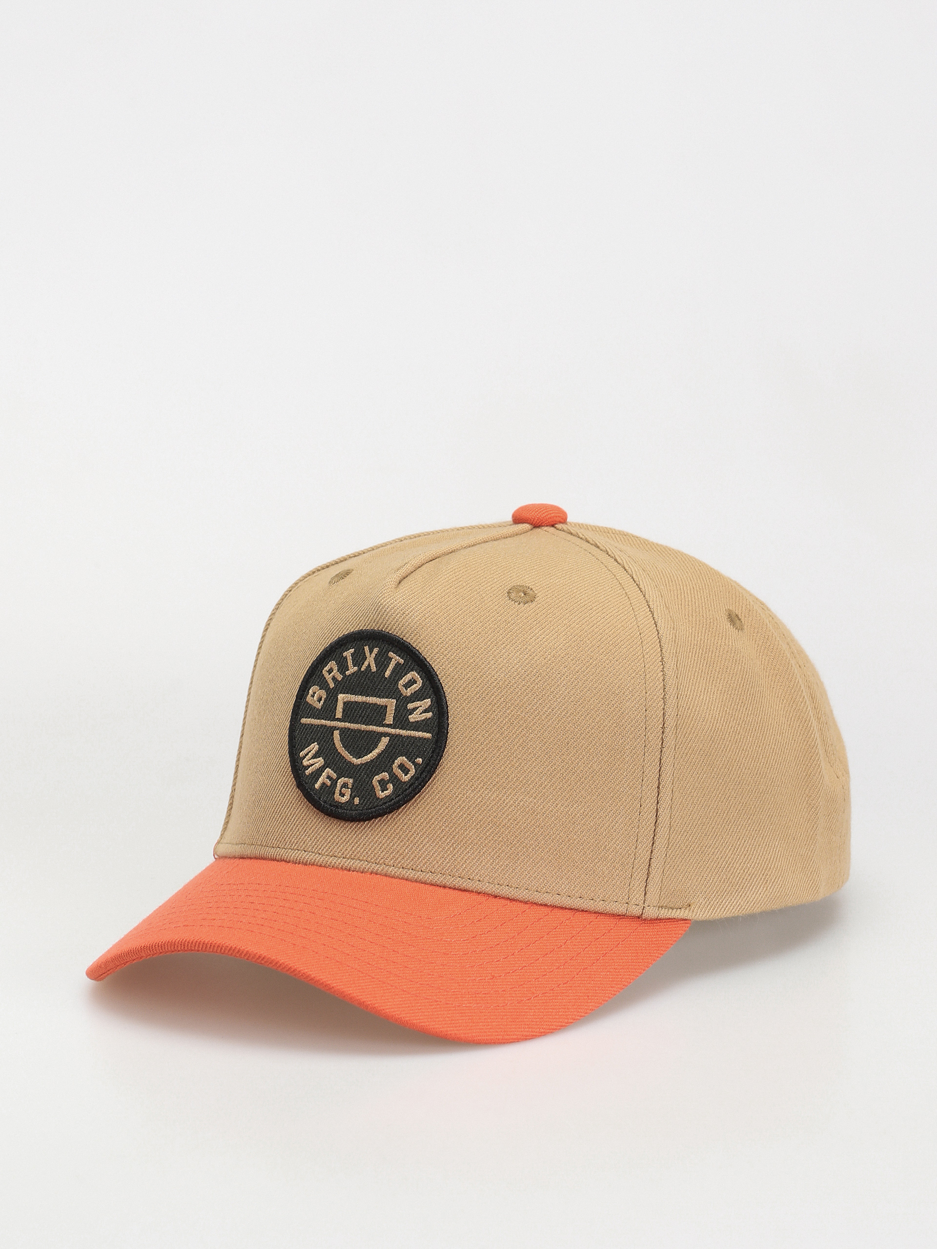 Brixton Crest C Mp Snapback Cap (sand/burnt red)