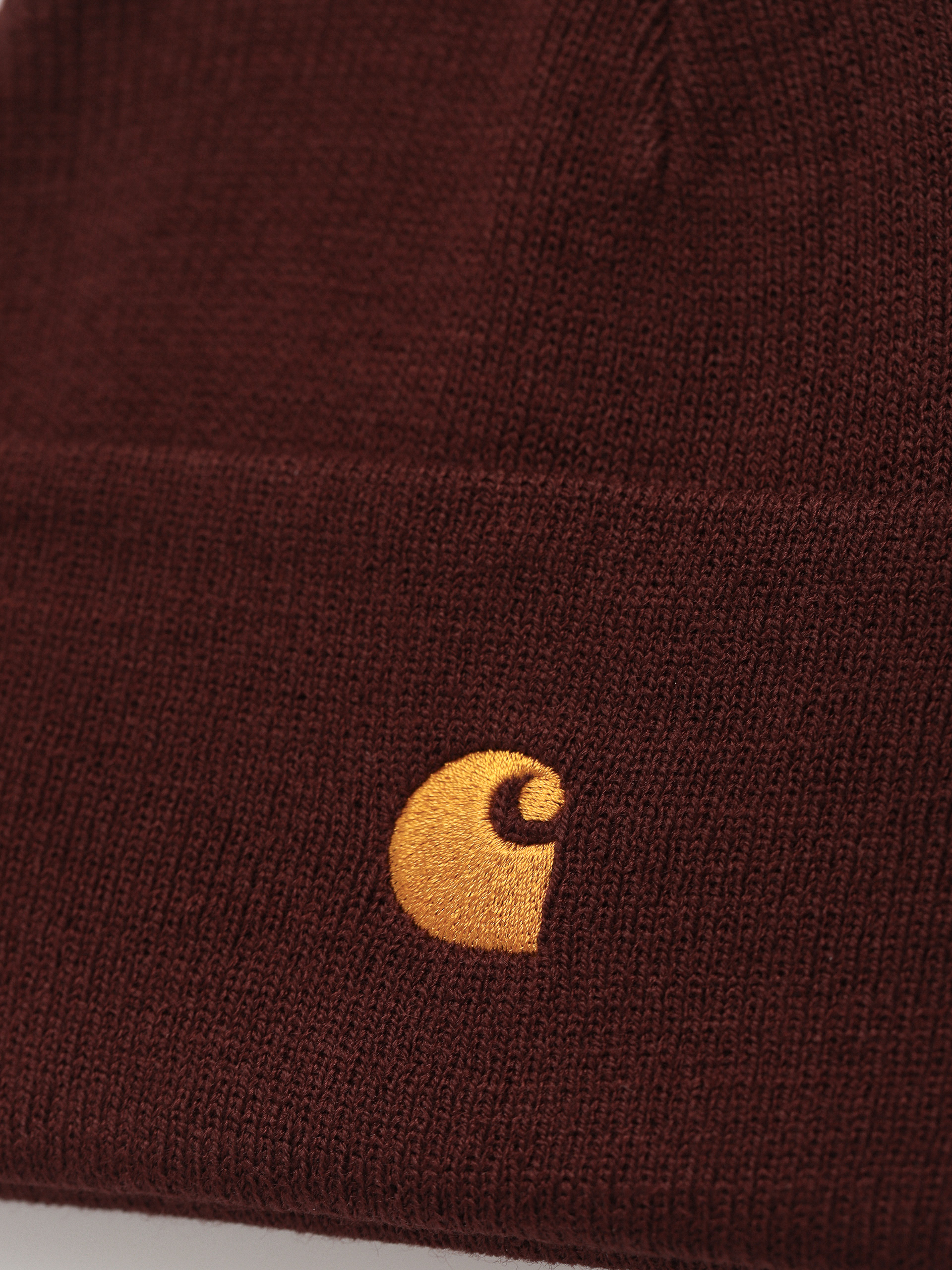 Carhartt WIP Chase Mütze (amarone/gold)