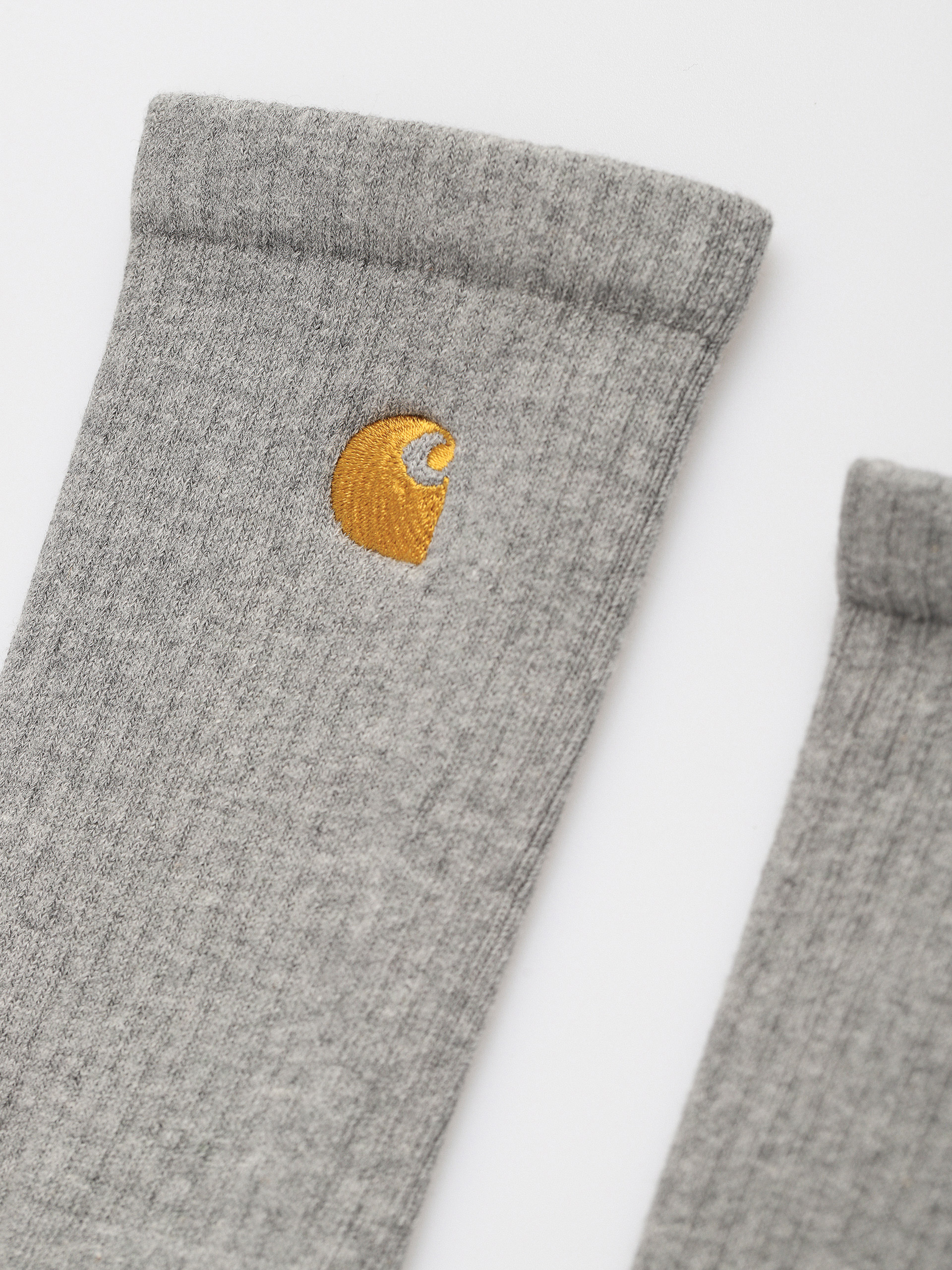Carhartt WIP Chase Socks (grey heather/gold)