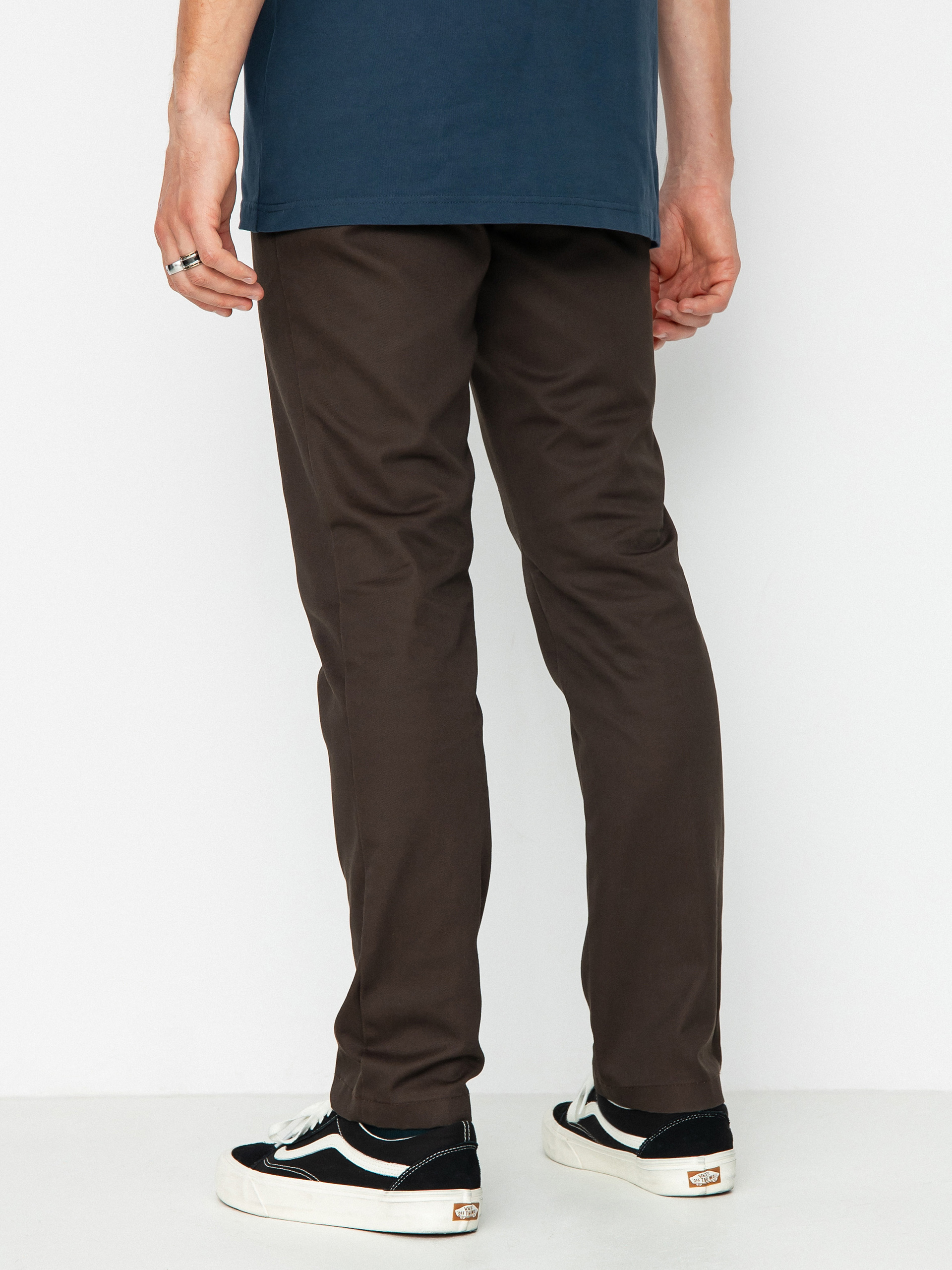 パンツ COMMUNAL TROUSER(CHOCOLATE BROWN) CHUCK regular twill chino pants - Demitasse (brown