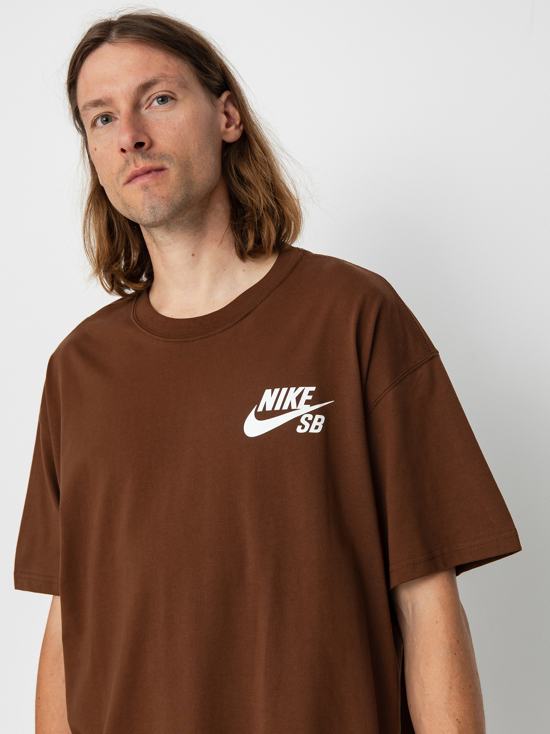 Nike SB Logo T-shirt (cacao wow/white)