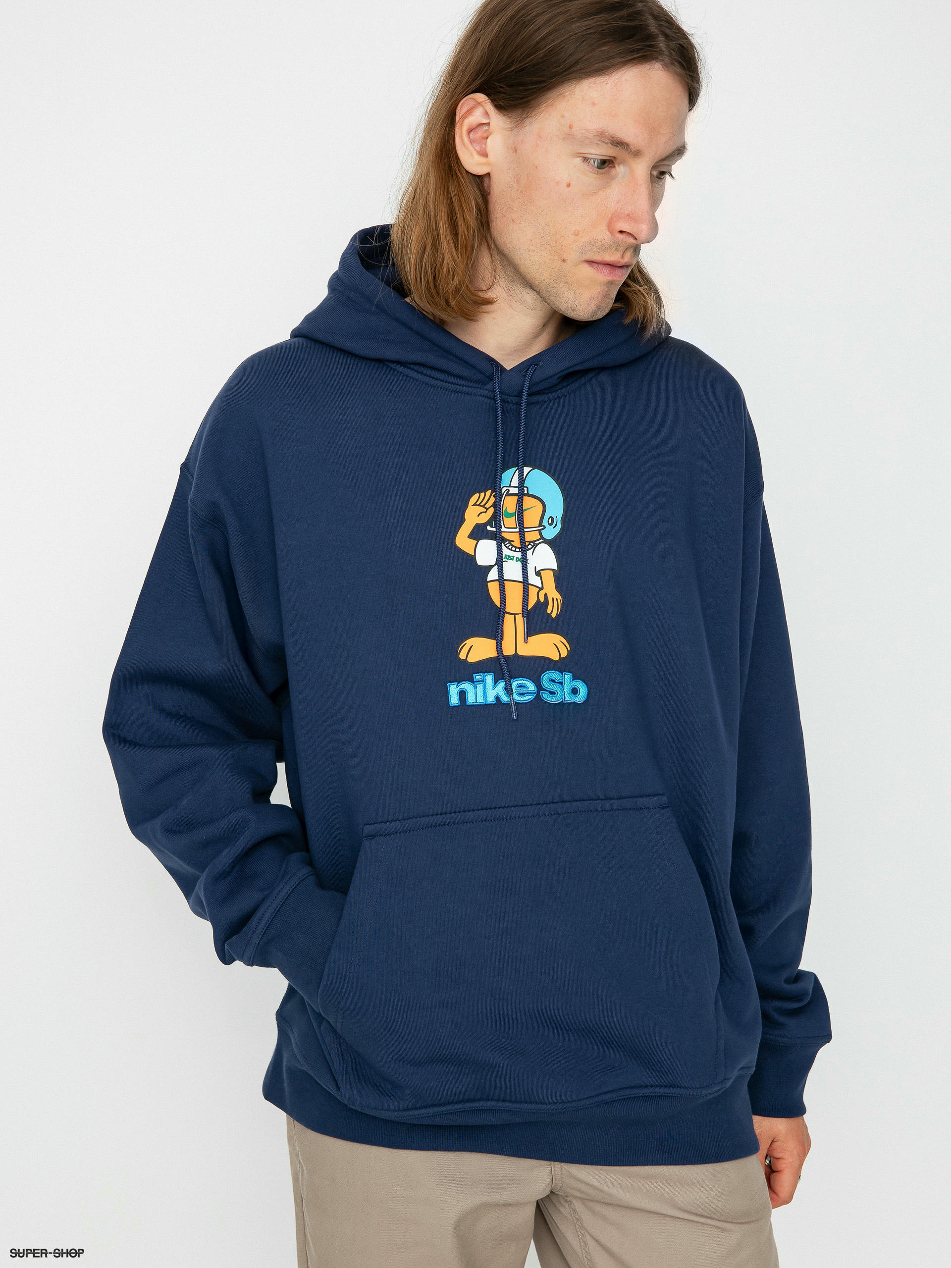 Nike sb hoodie on sale navy