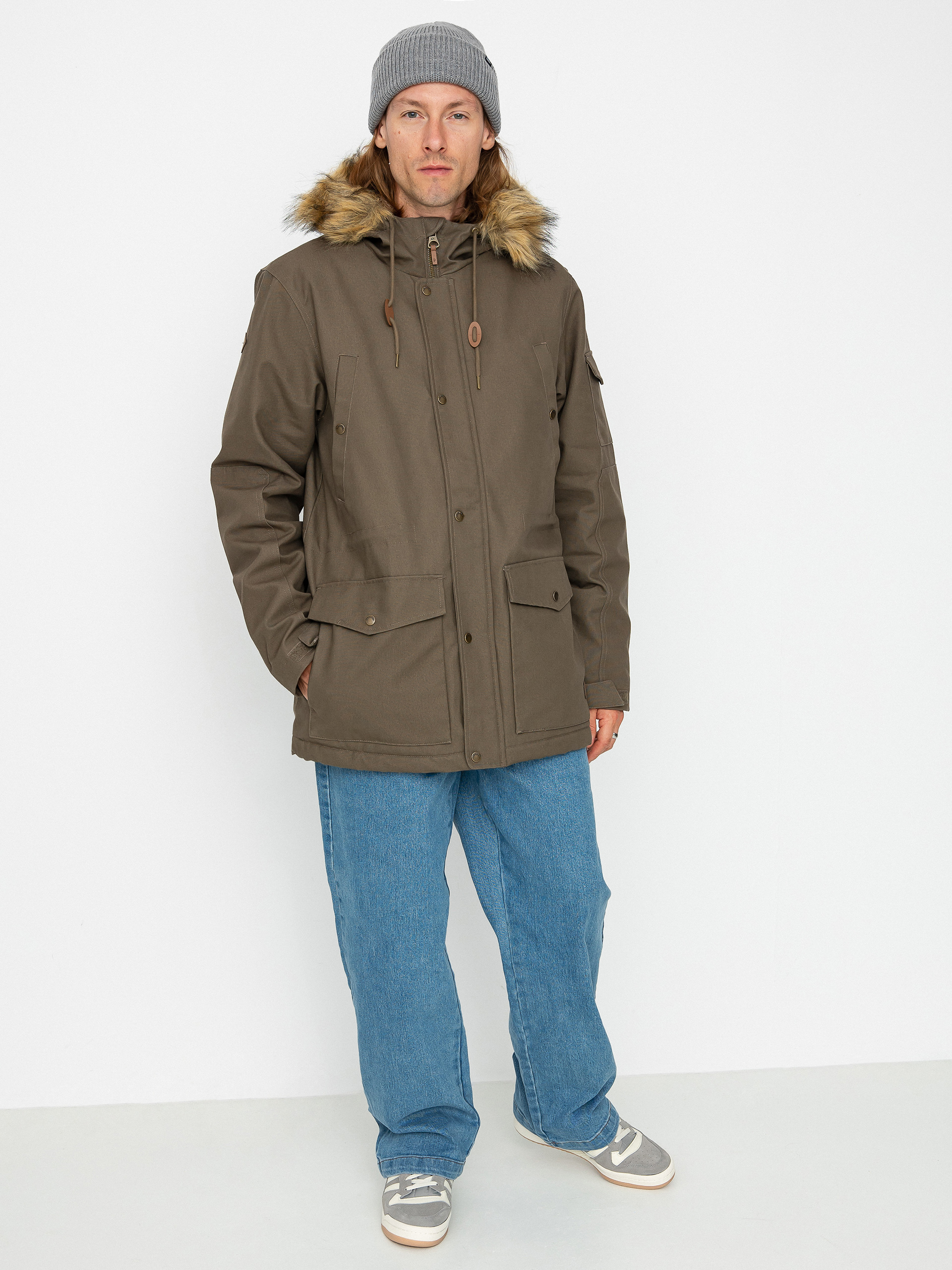 Quiksilver Long Trip Jacket (major brown)