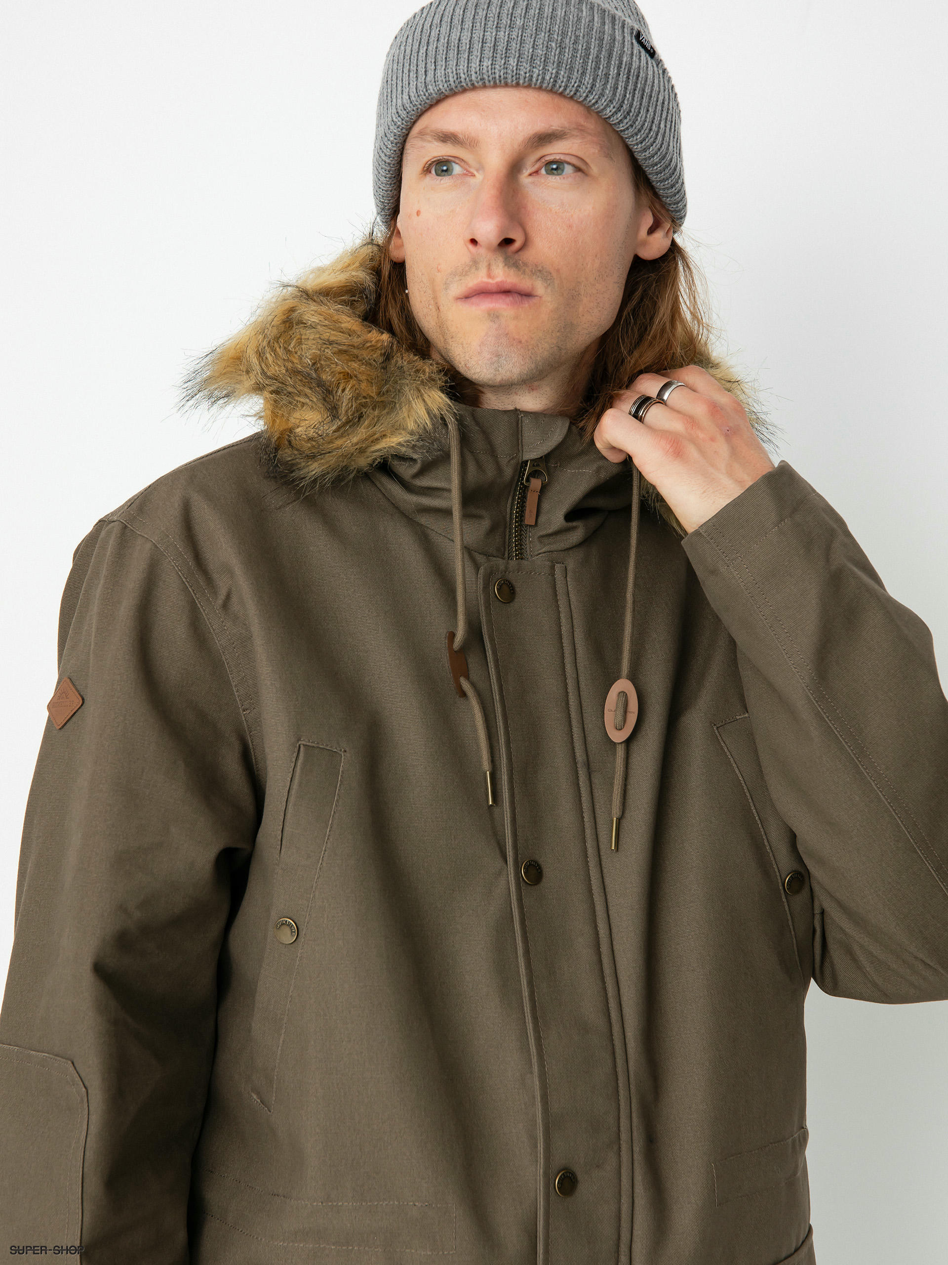 Quiksilver Long Trip Jacket brown major brown