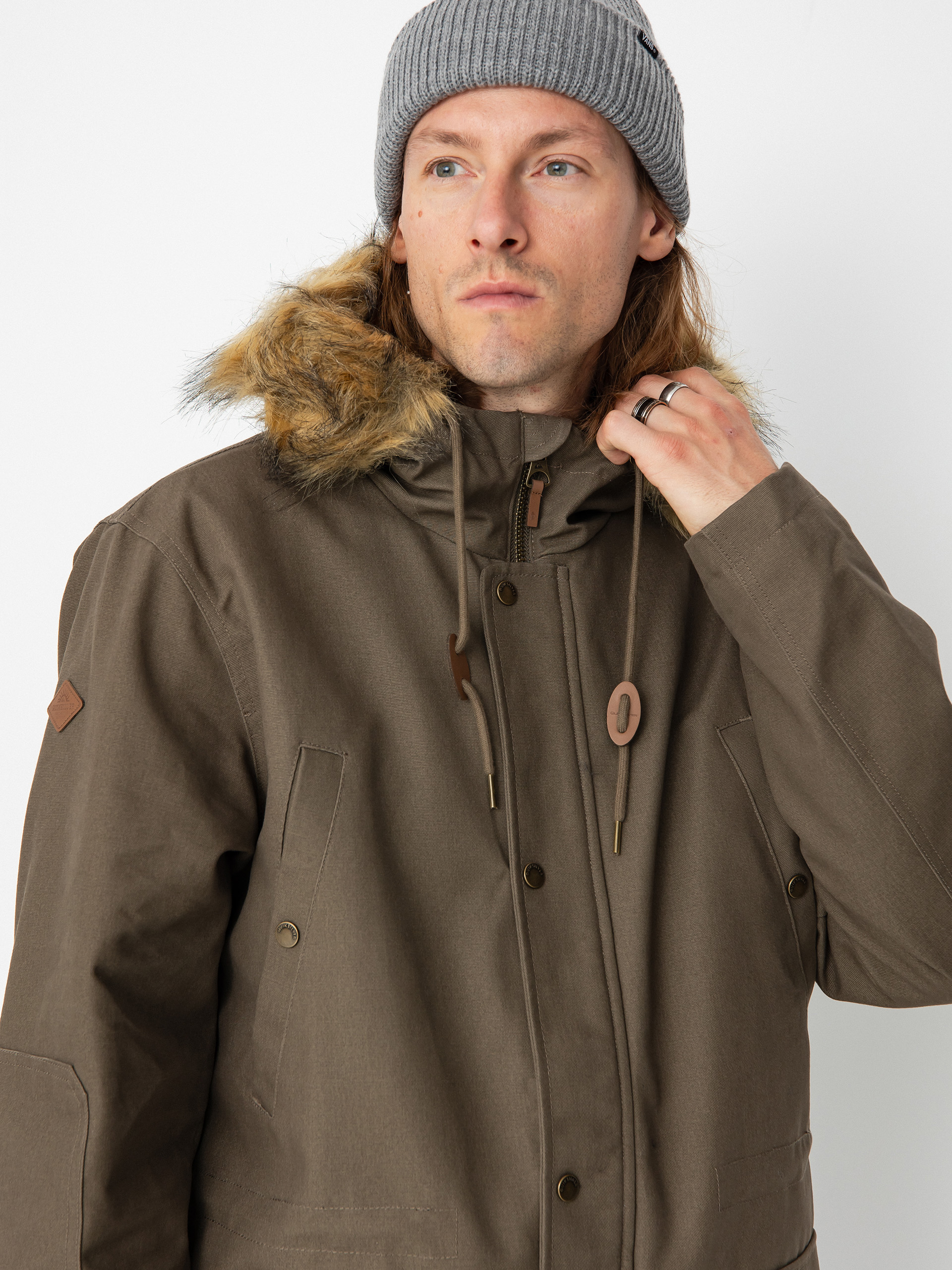 Quiksilver Long Trip Jacket (major brown)