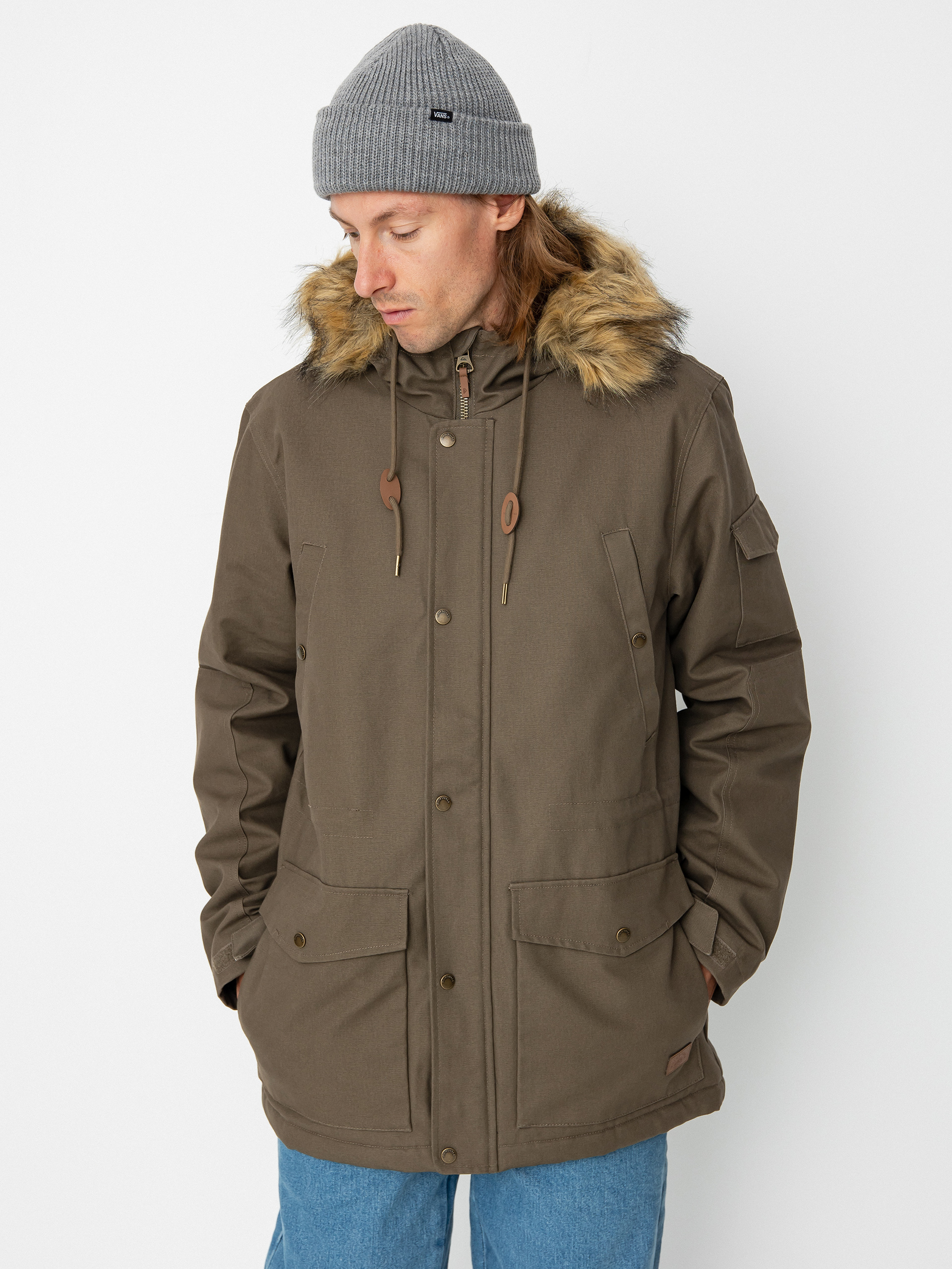 Quiksilver Long Trip Jacket (major brown)