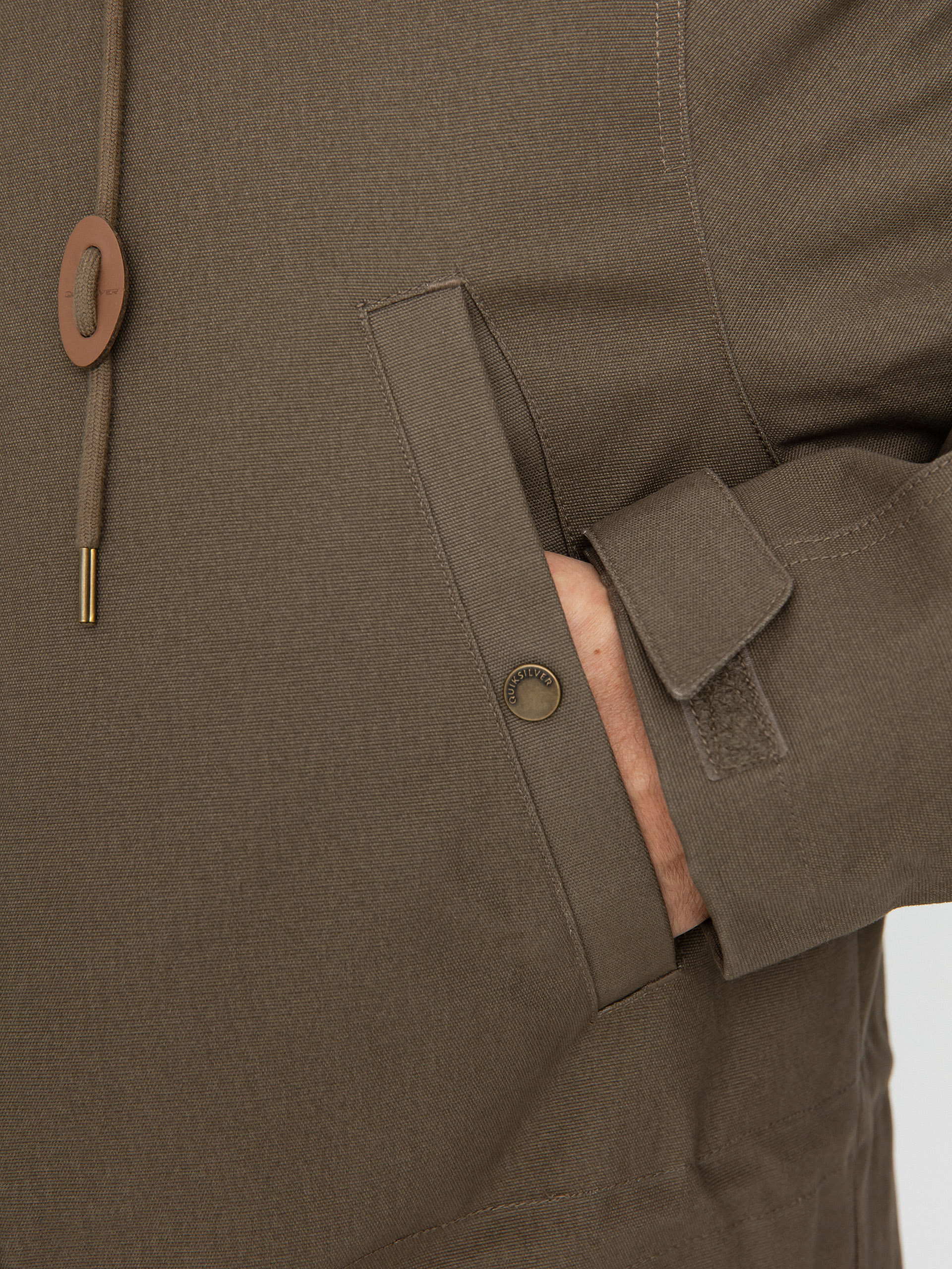 Quiksilver Long Trip Jacket (major brown)