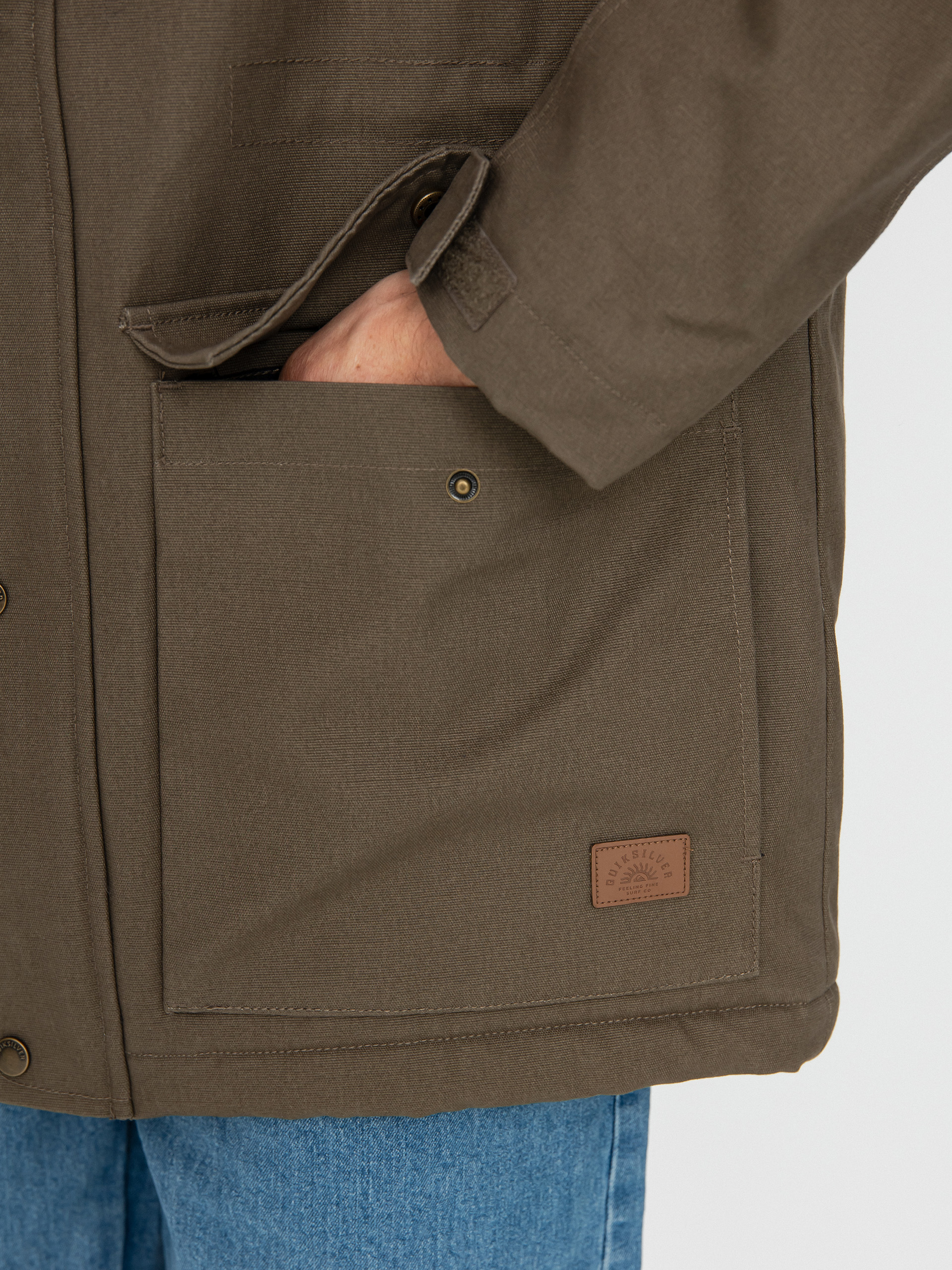 Quiksilver Long Trip Jacket (major brown)