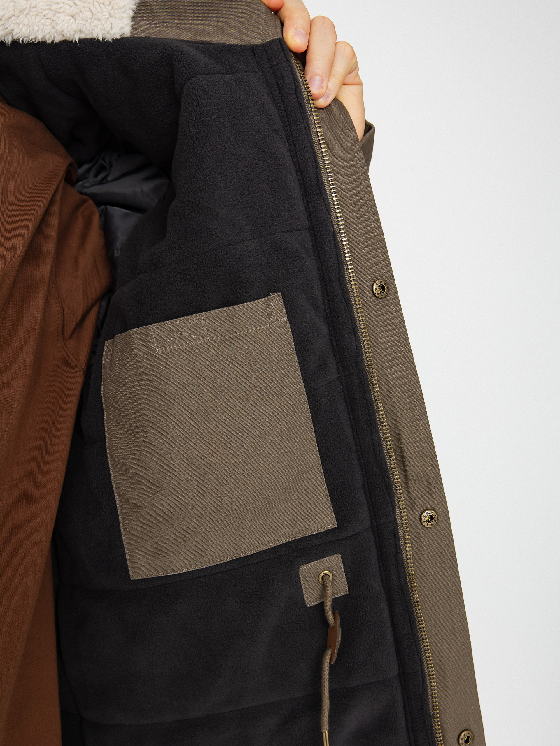 Quiksilver Long Trip Jacket (major brown)