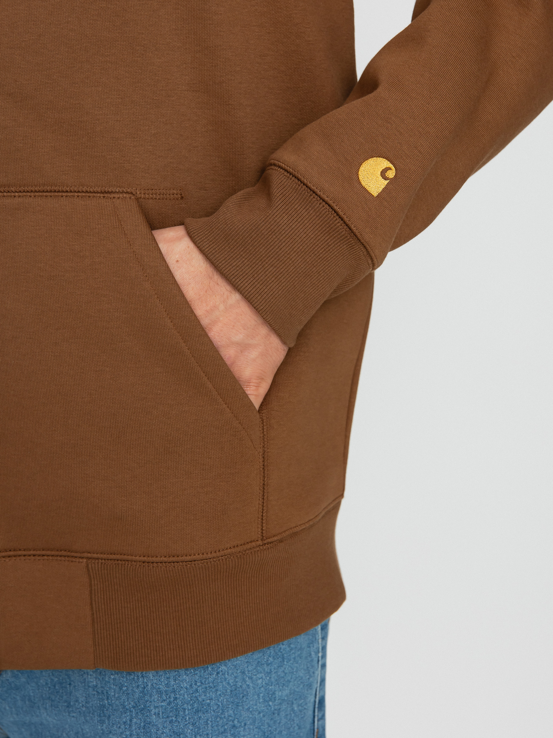 Carhartt WIP Chase ZHD Hoodie (tamarind/gold)