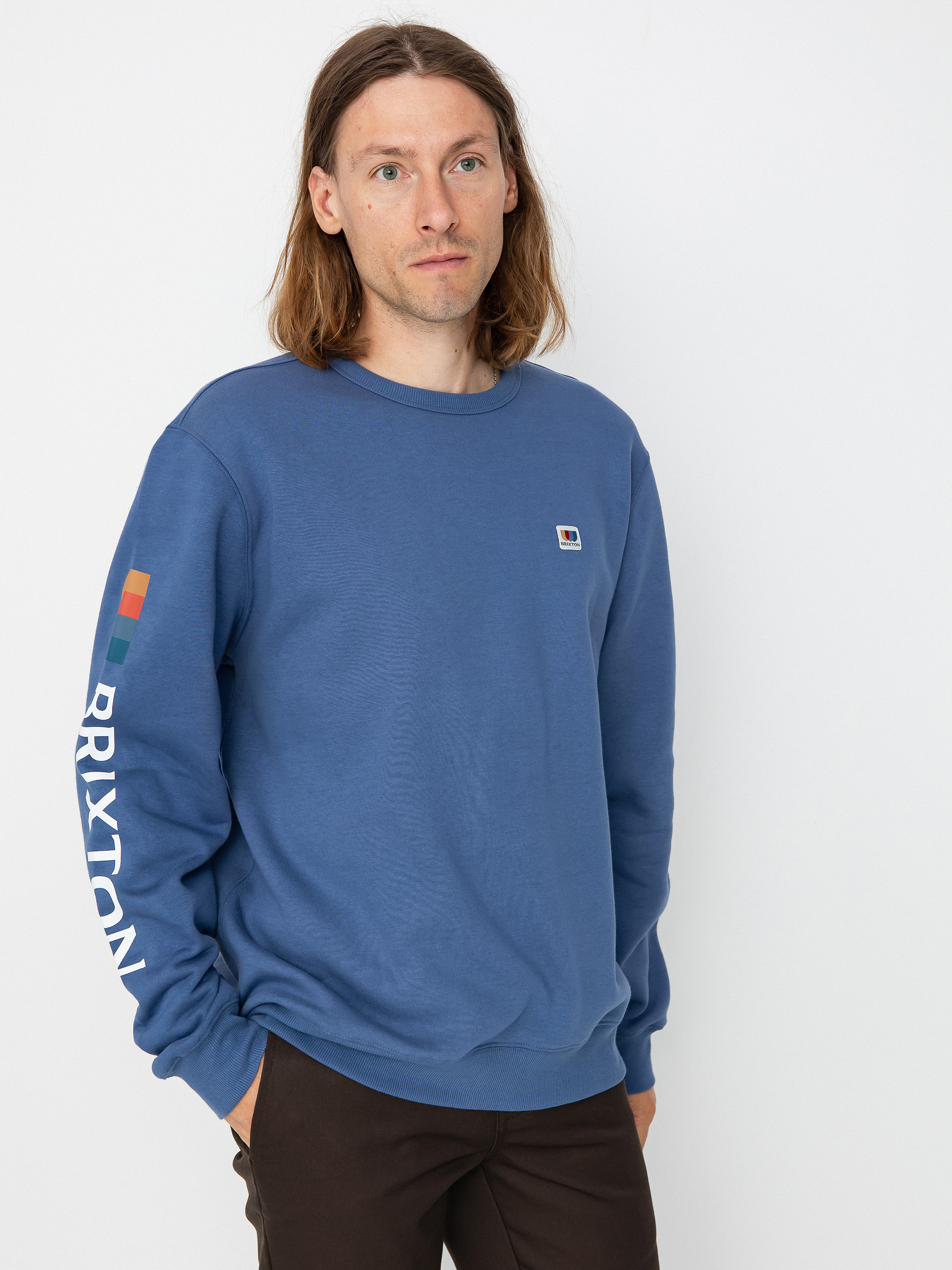 Brixton Alton Sweatshirt (pacific blue)