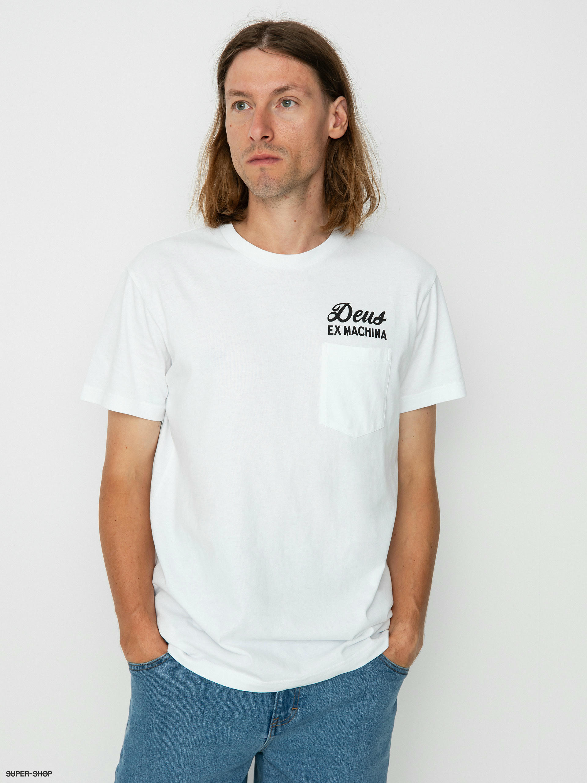 Deus Ex Machina Berlin Address Pocket T-shirt (white)