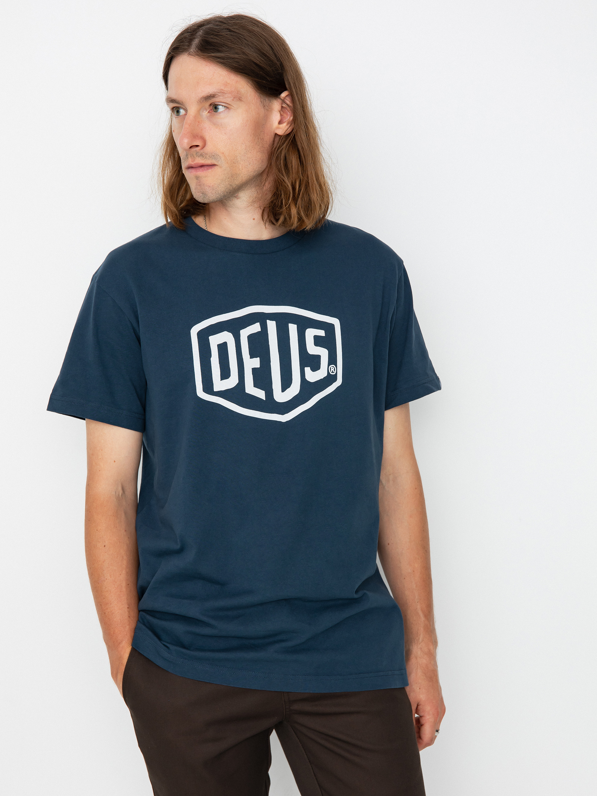 Deus Ex Machina Shield T-Shirt (navy)