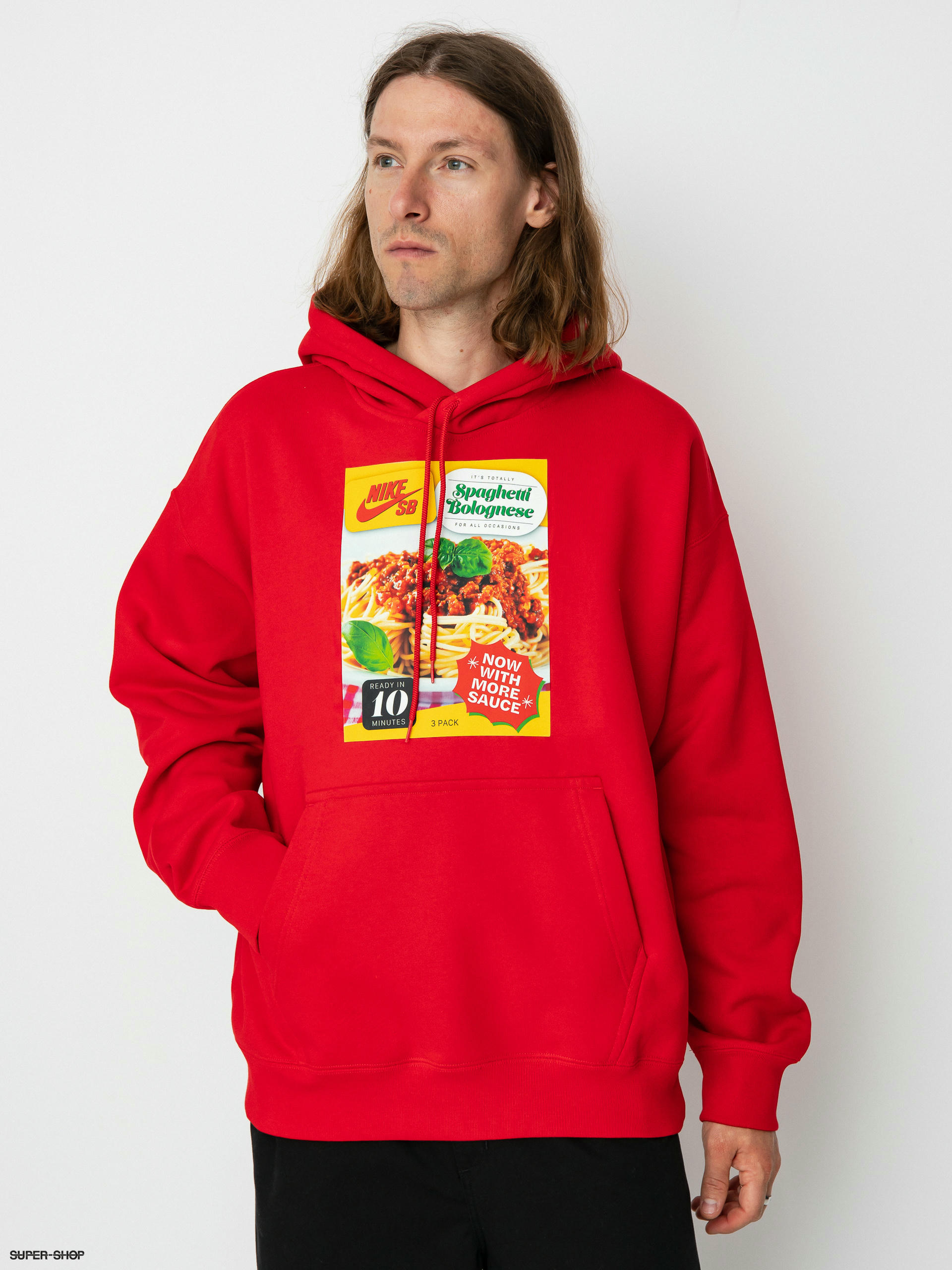 Nike SB Slowburn GFX HD Hoodie university red