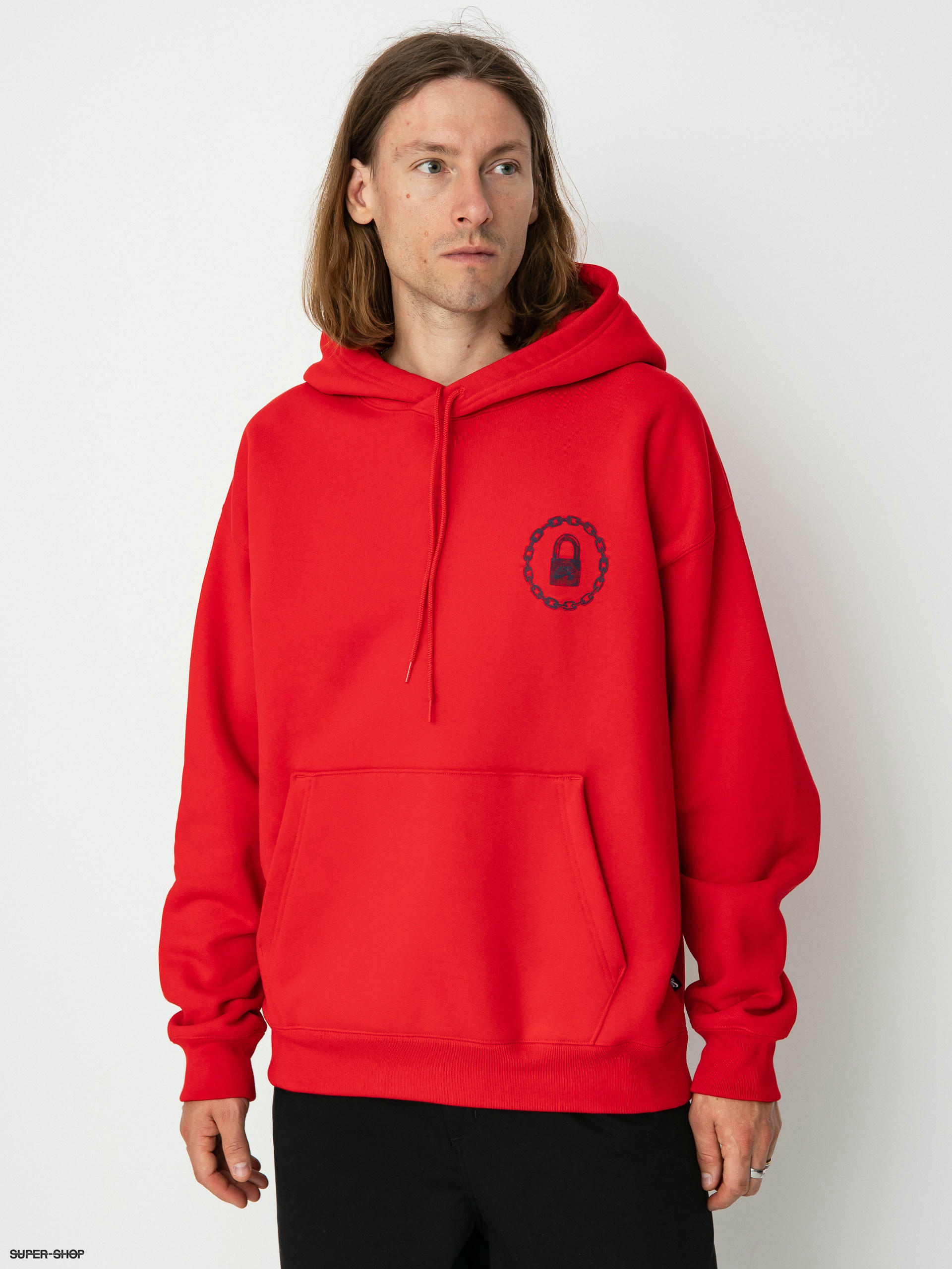 University shop red hoodie