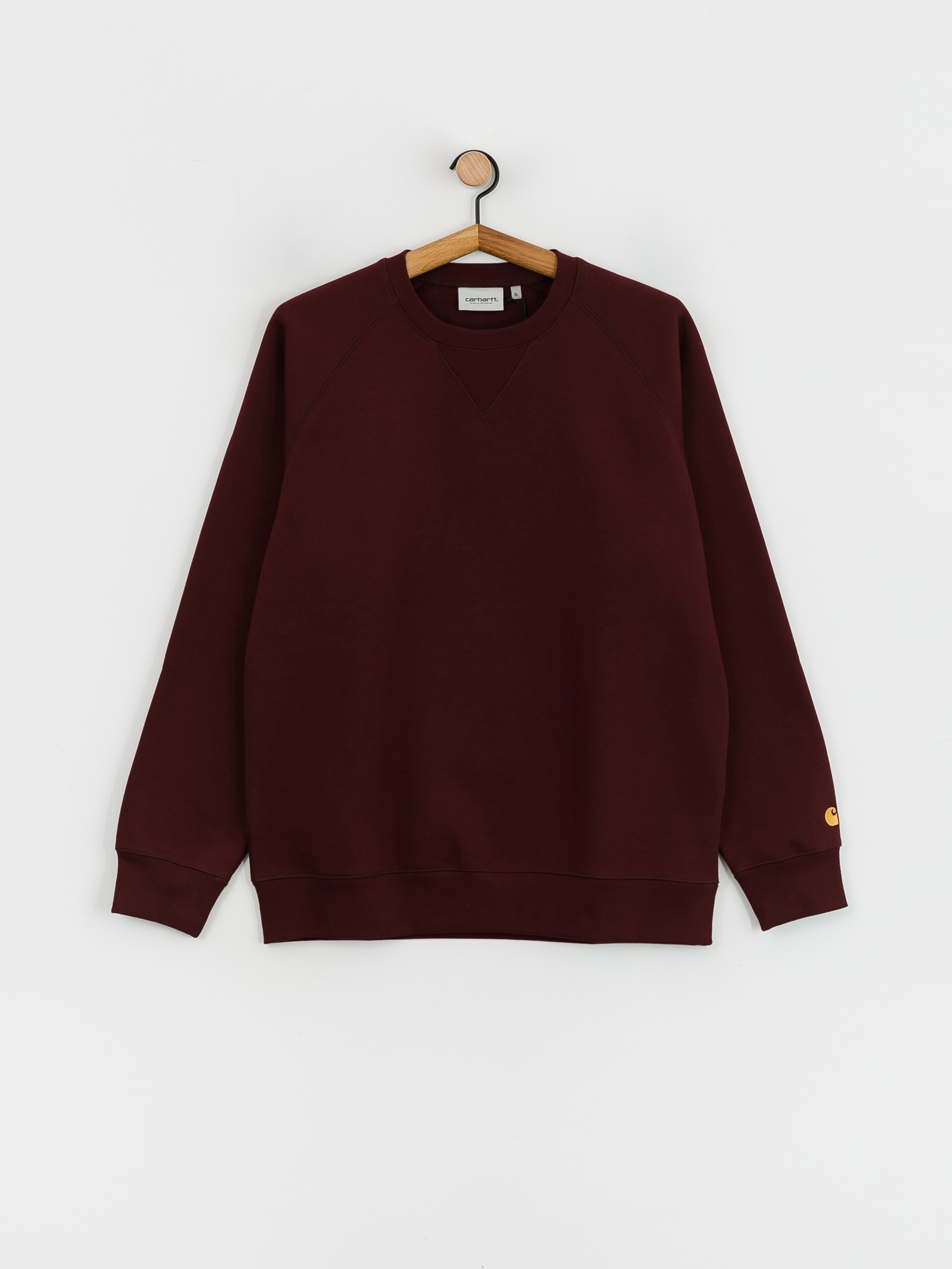 Carhartt WIP Chase Sweatshirt (amarone/gold)