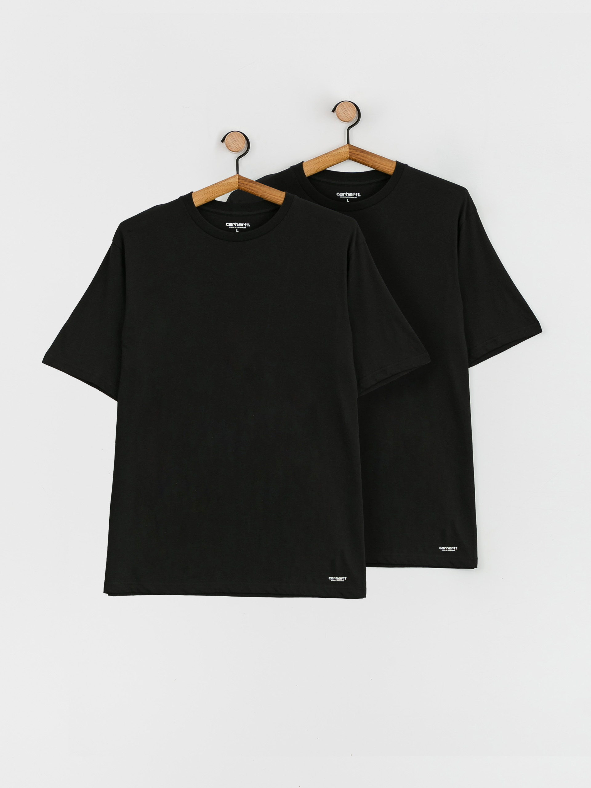 Carhartt WIP Standard Crew Neck 2-pack T-shirt (black black)