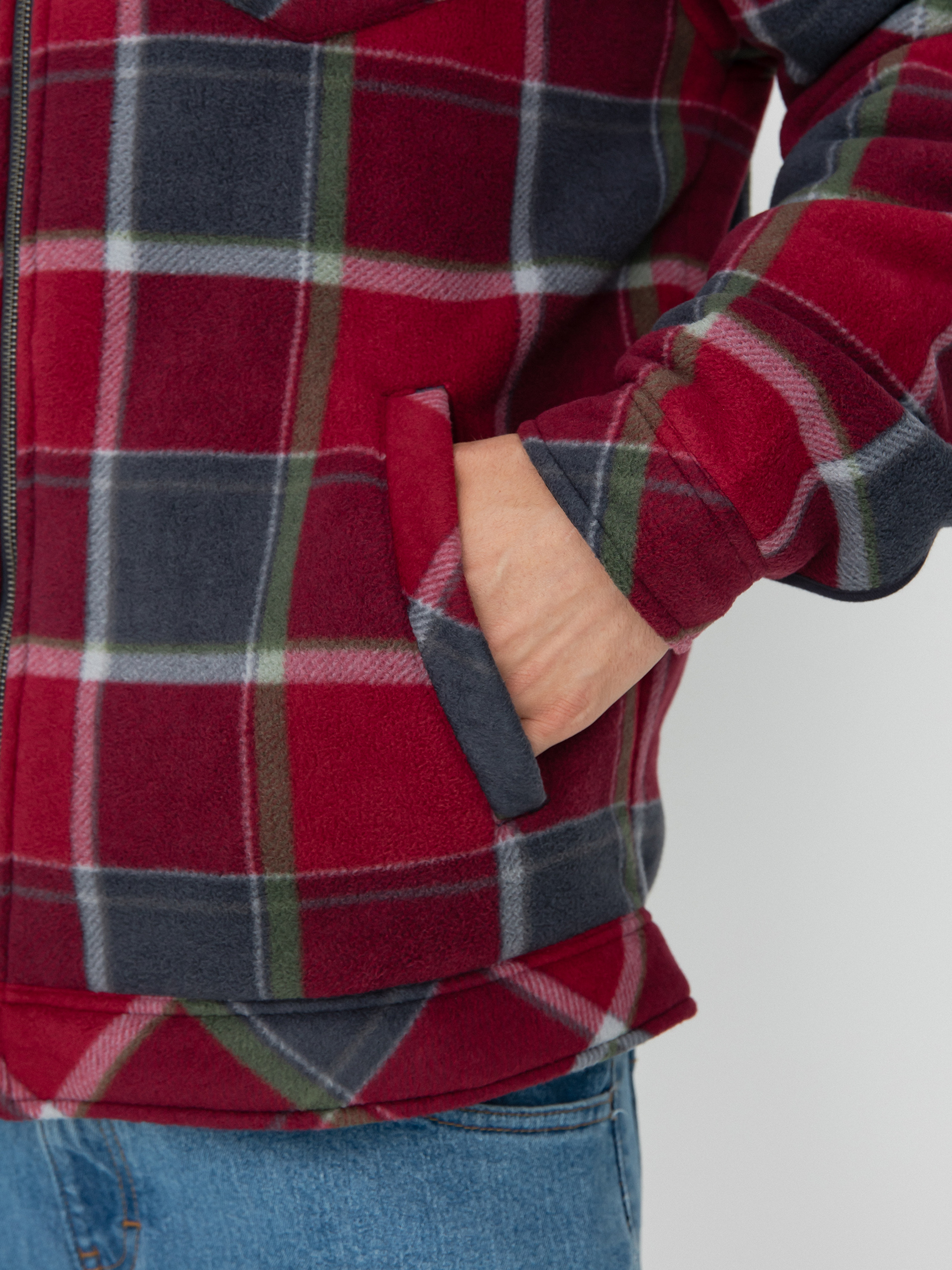 Mens Quiksilver Tolala Fleece  (tibetan red tolala)