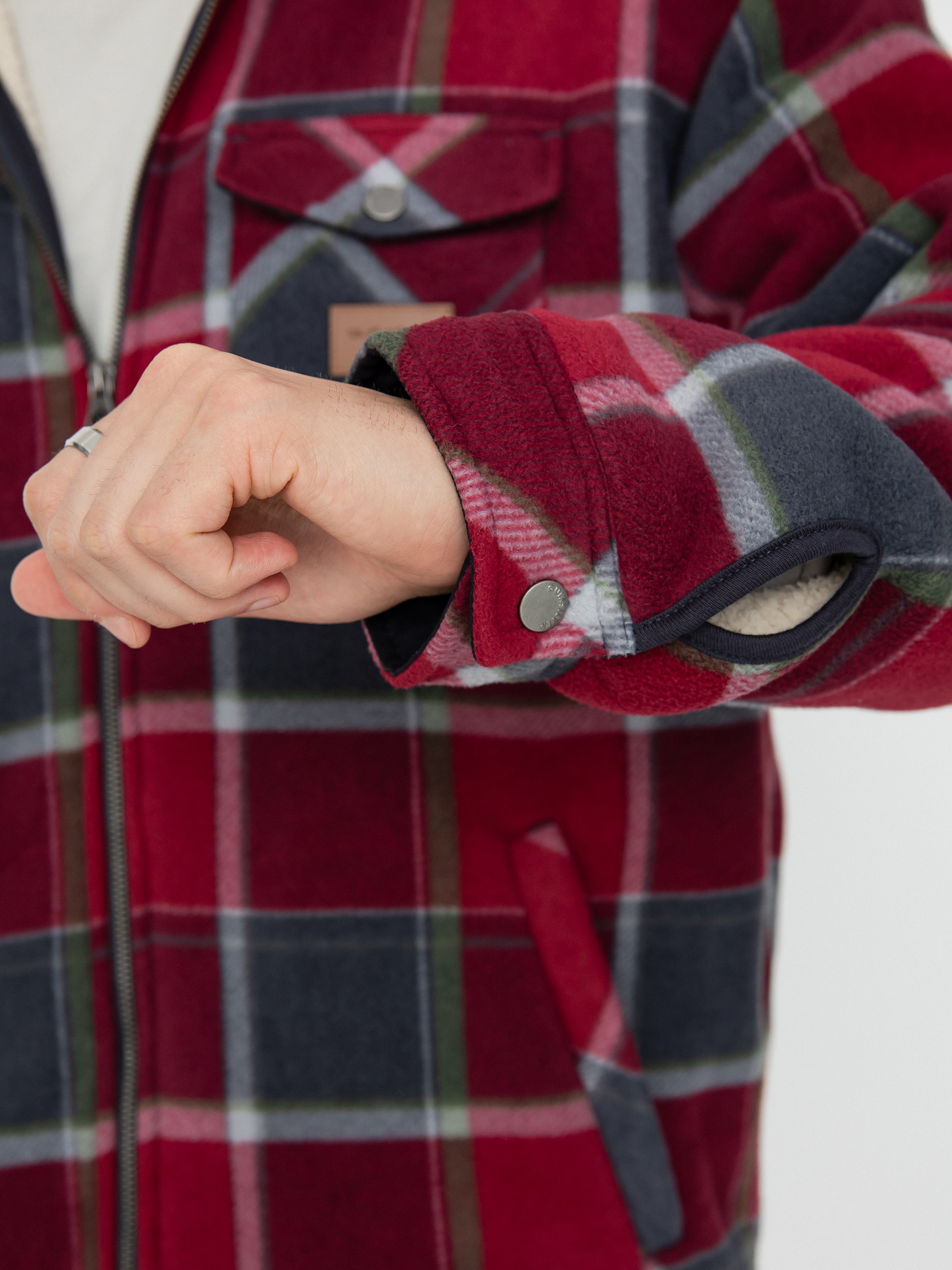 Mens Quiksilver Tolala Fleece  (tibetan red tolala)