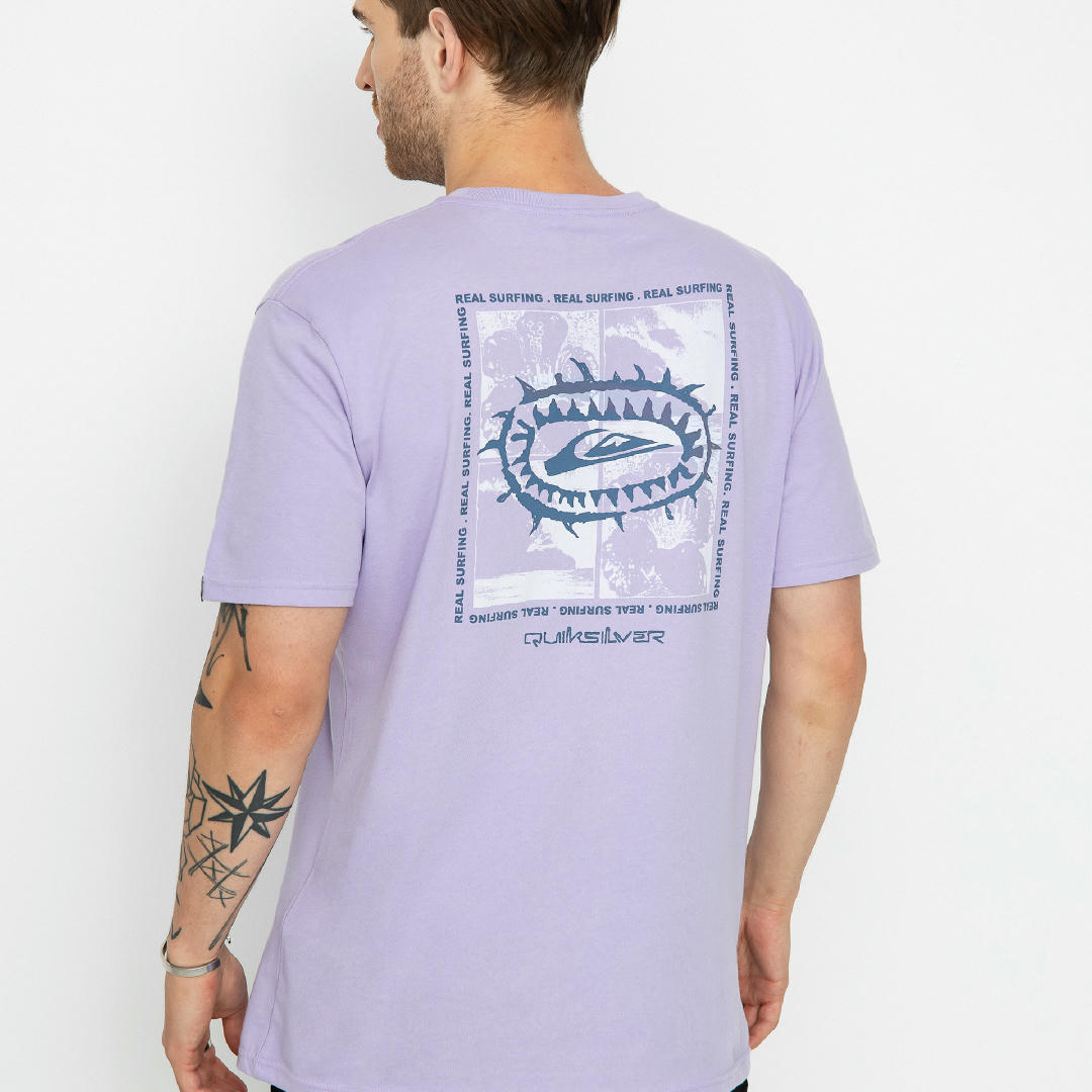 Quiksilver T-shirt rose) Urban Surfin (purple