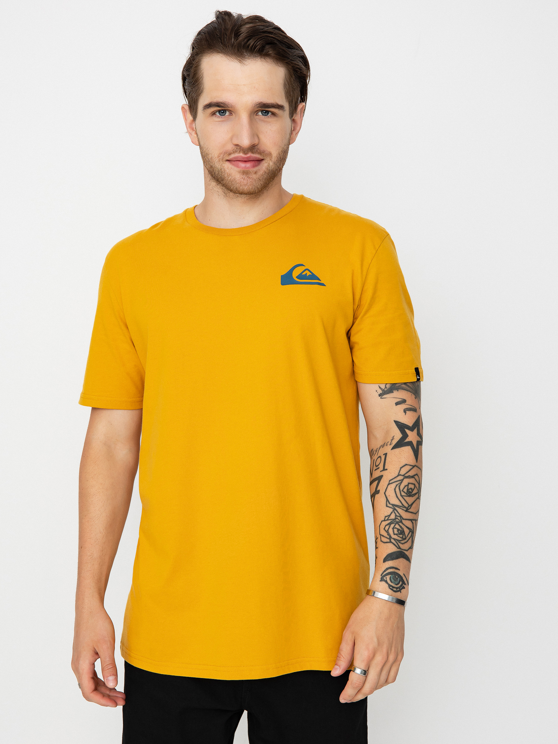 Quiksilver Mw Mini Logo T-shirt (mustard)