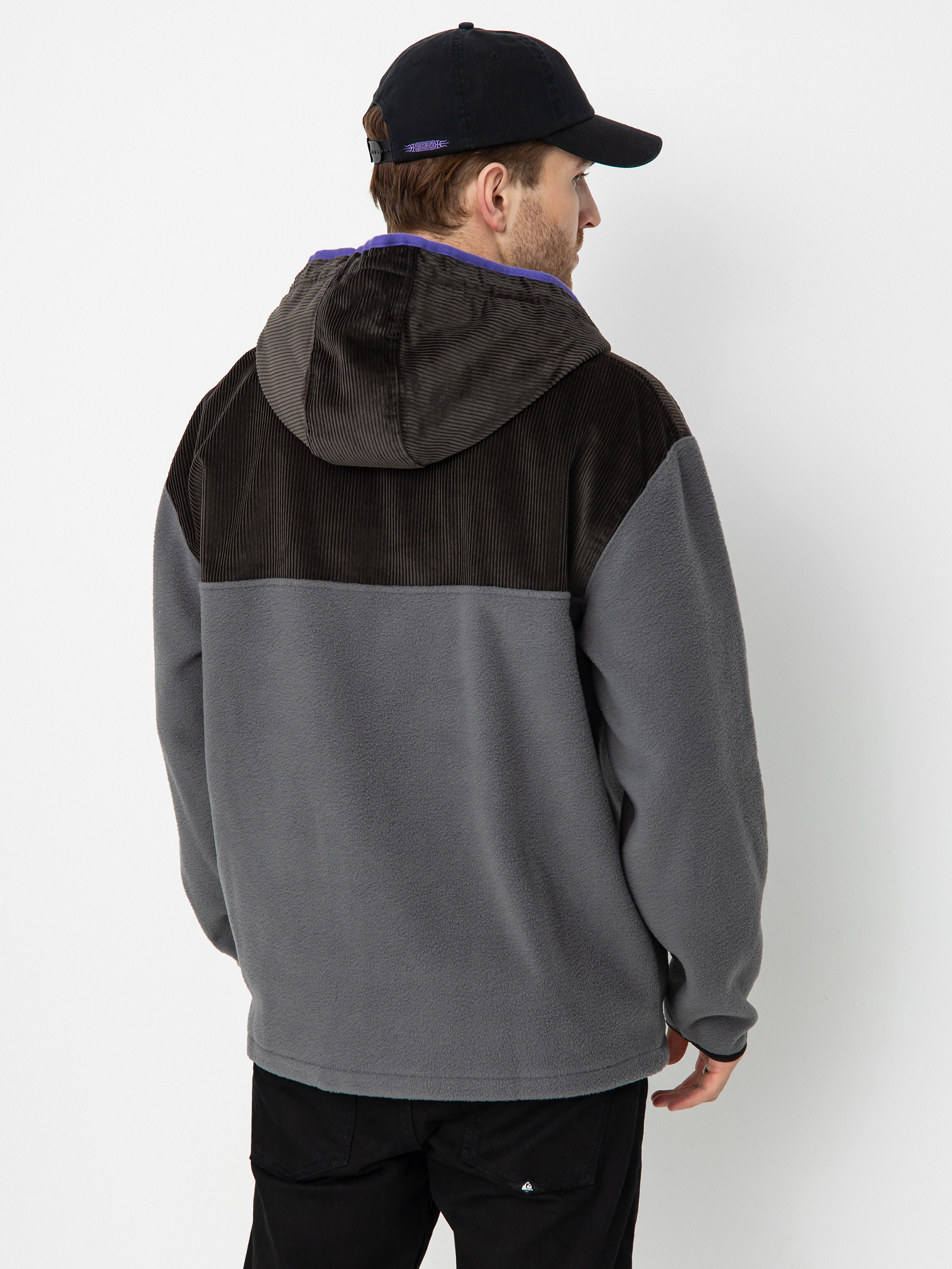 Herren Quiksilver Flamingsot Fleece jacke (phantom)