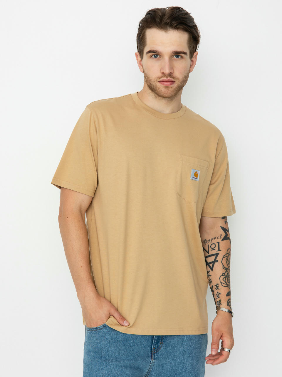 Yellow Carhartt WIP Short Sleeve Boogie T-Shirt