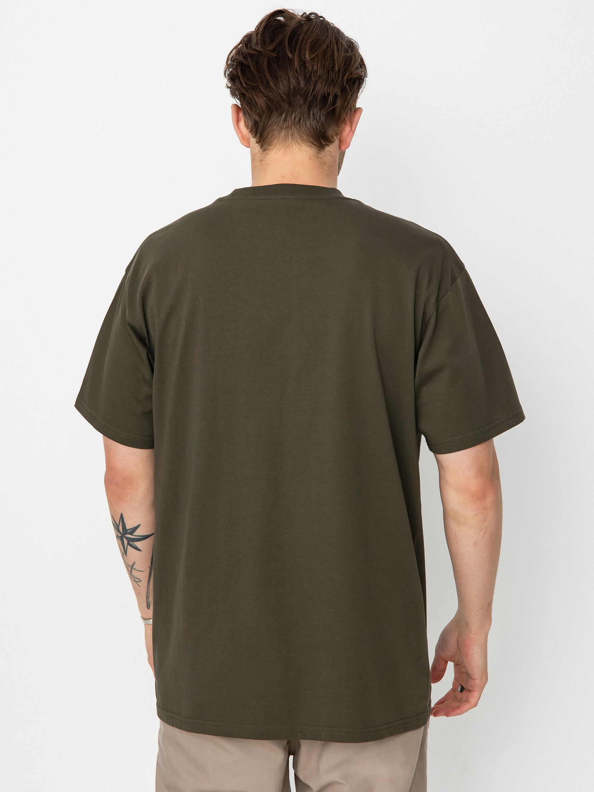 Carhartt WIP Script Embroidery T-Shirt (cypress/black)